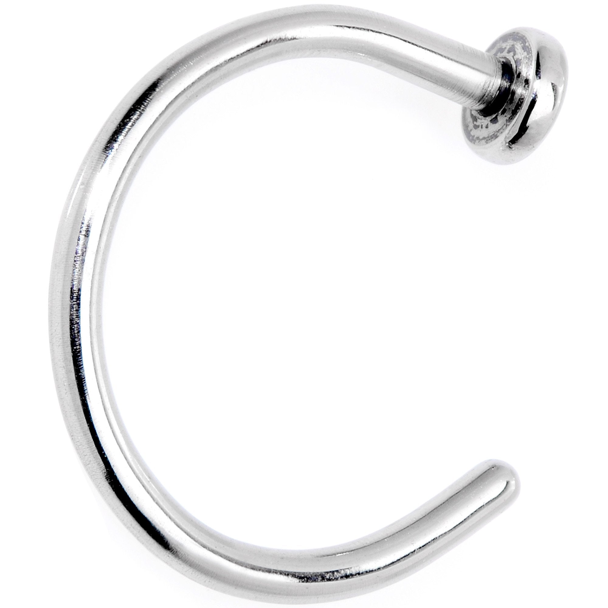 18 Gauge 5/16 Grade 23 Titanium Minimalist Nose Hoop