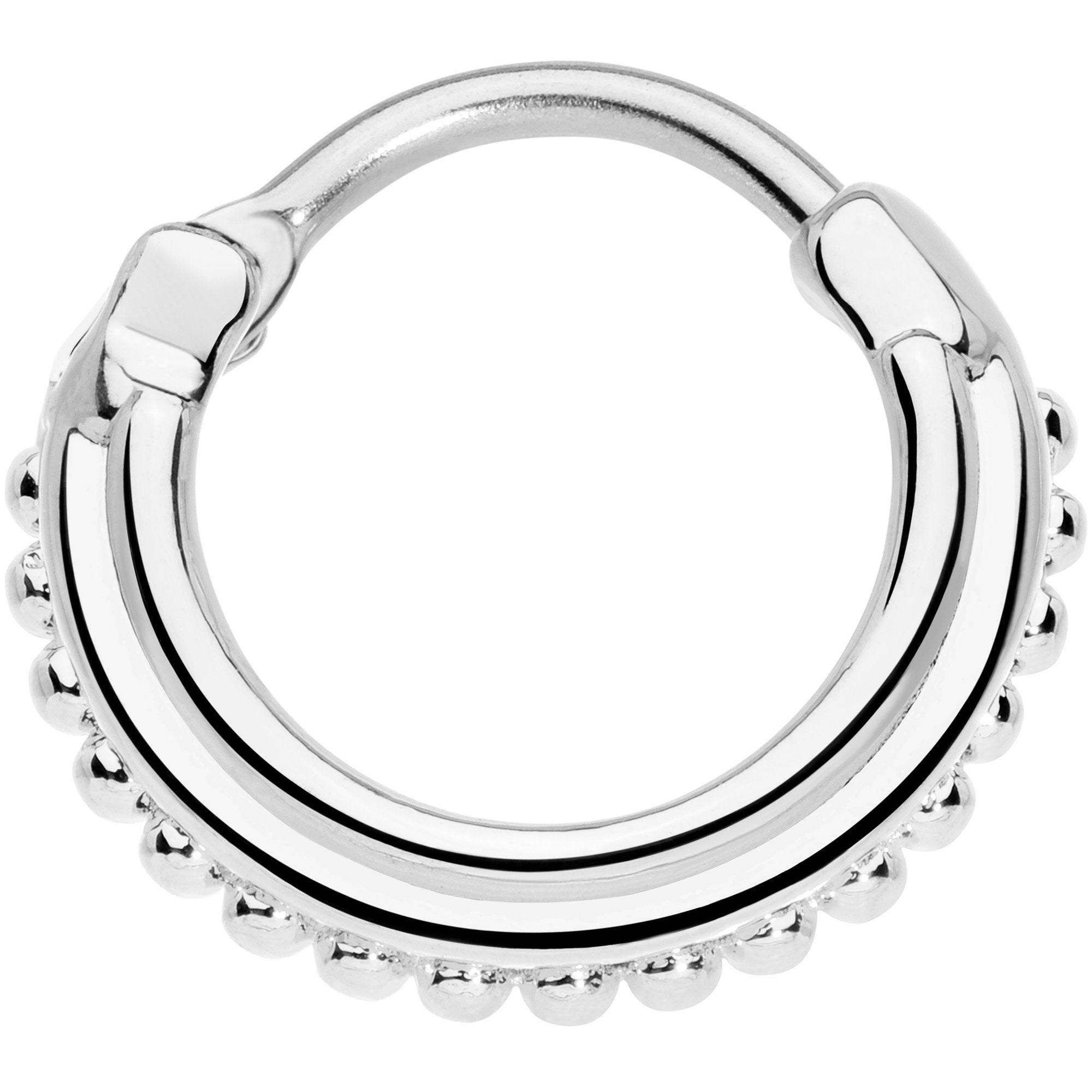 16 Gauge 3/8 Delicate Details Hinged Septum Ring