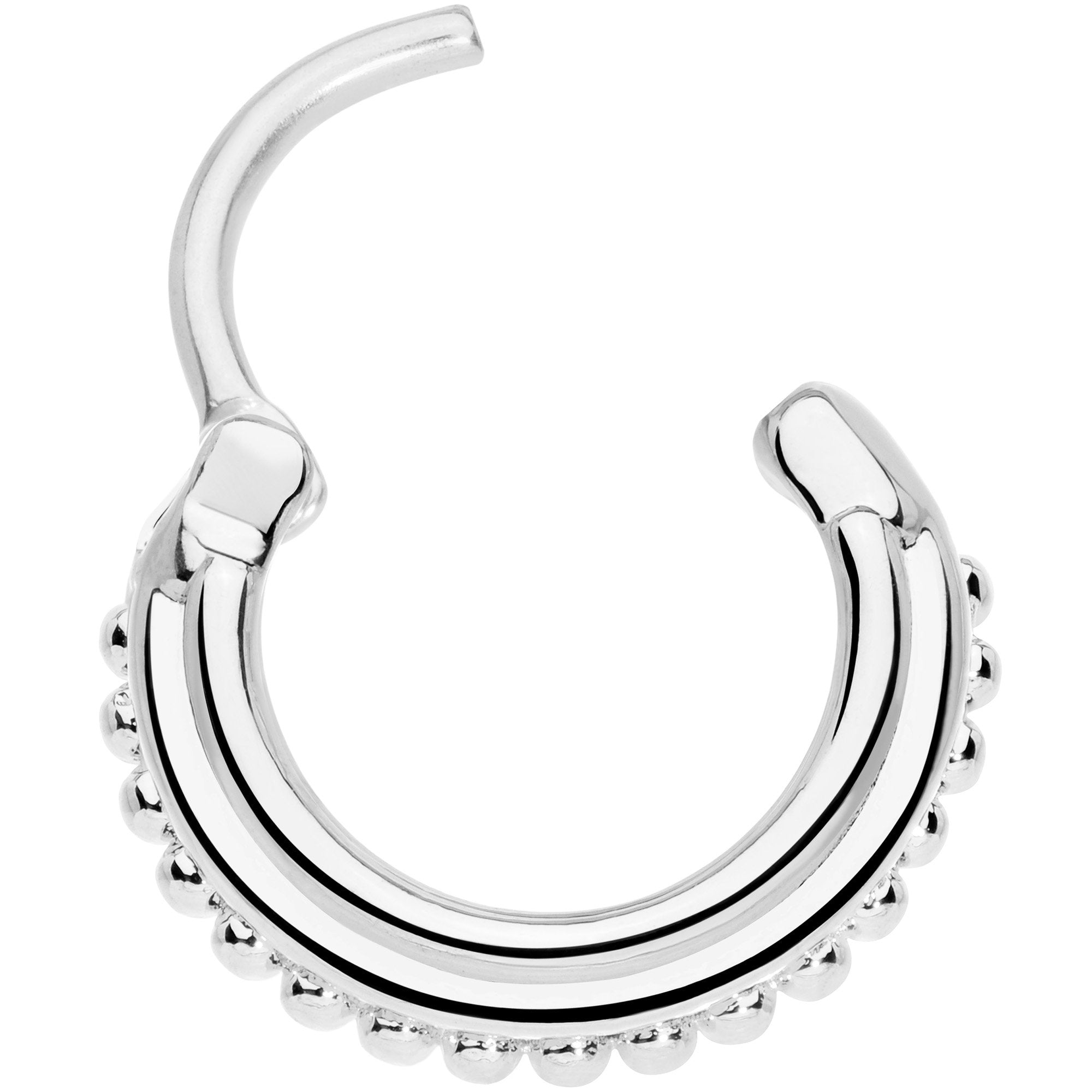 16 Gauge 3/8 Delicate Details Hinged Septum Ring