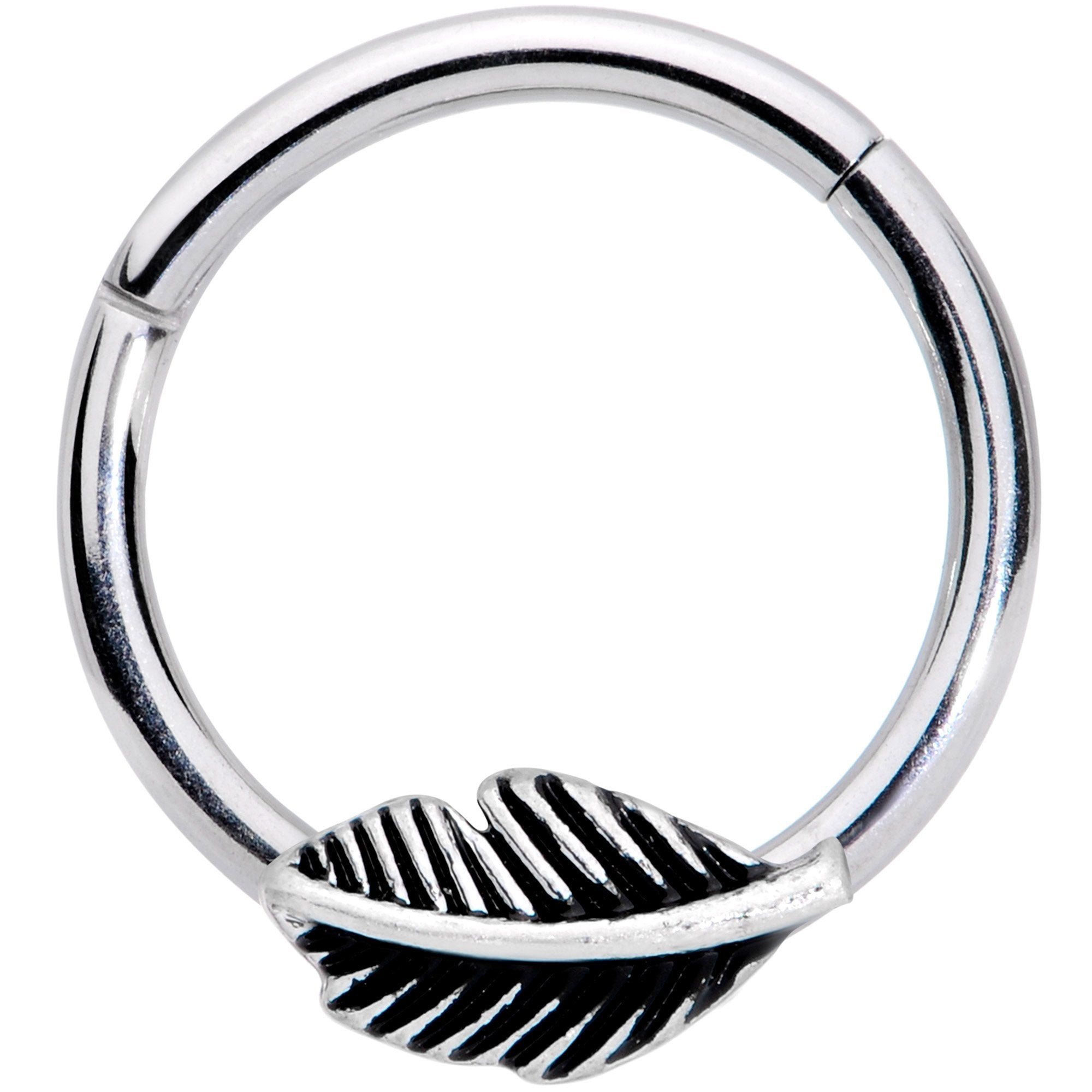 16 Gauge 3/8 Floating Feather Hinged Segment Ring