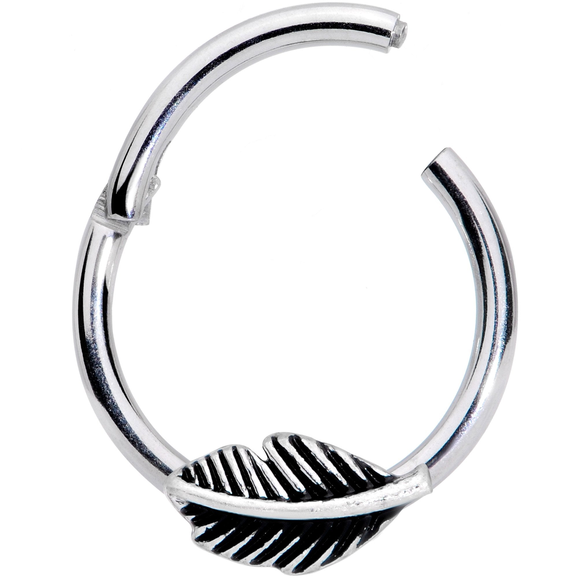 16 Gauge 3/8 Floating Feather Hinged Segment Ring