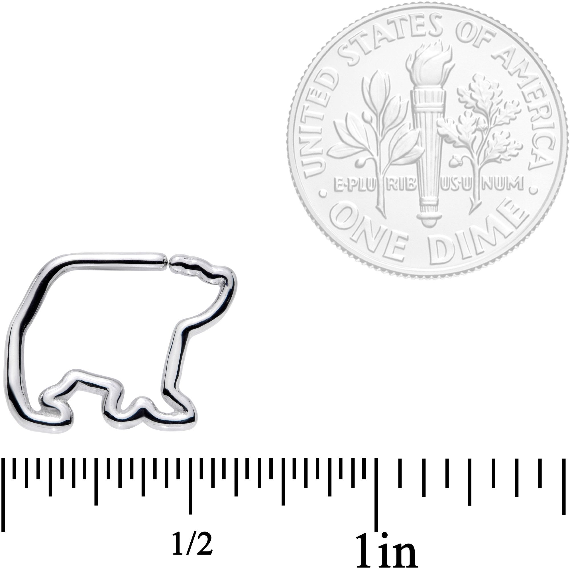 16 Gauge 5/16 Polar Bear Closure Ring