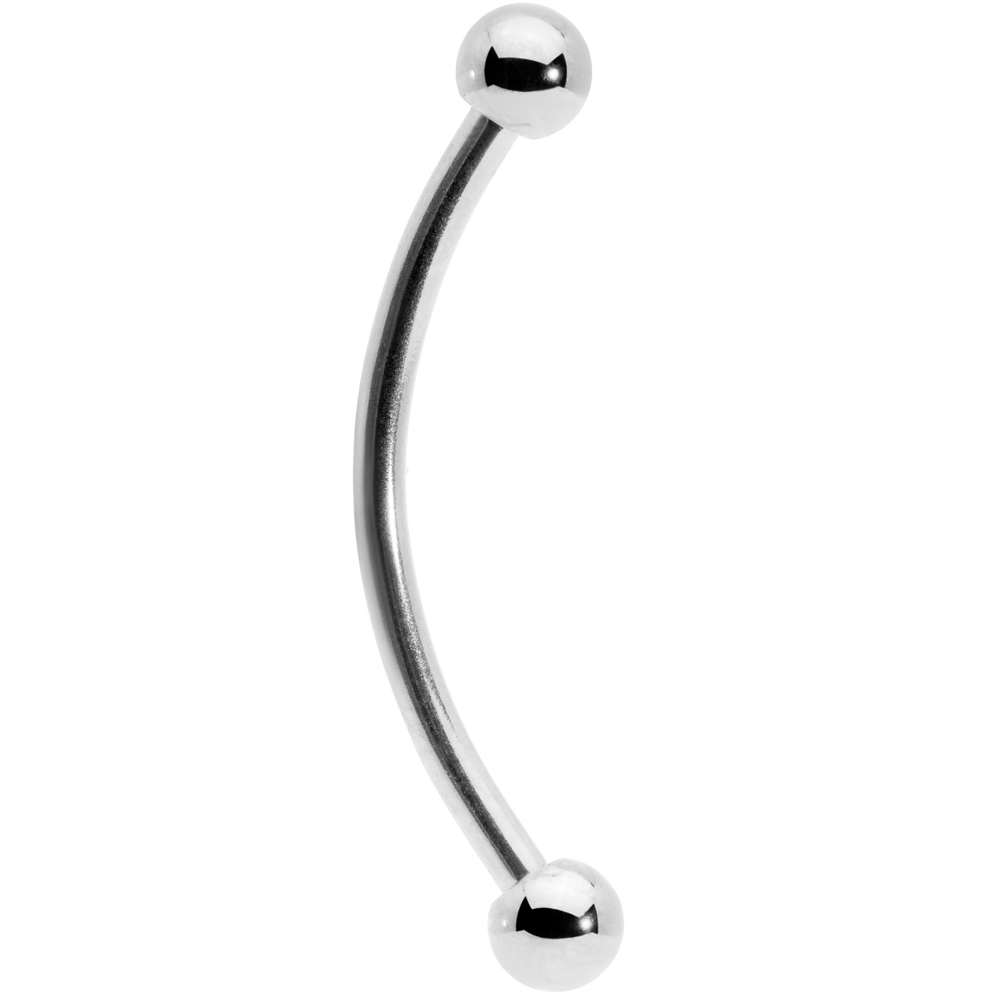 16 Gauge 5/8 Stainless Steel Curved Barbell