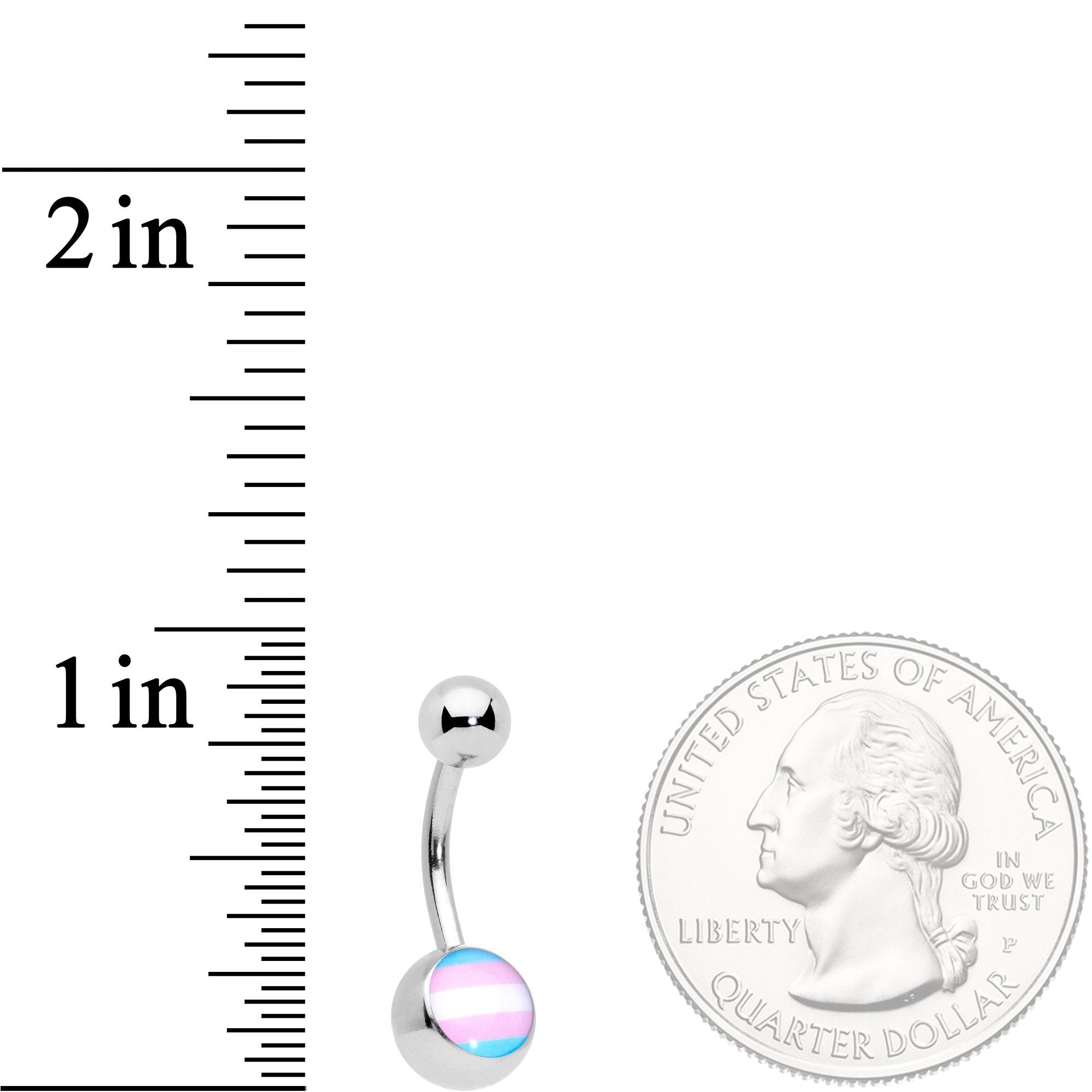 Holographic hot sale belly bar