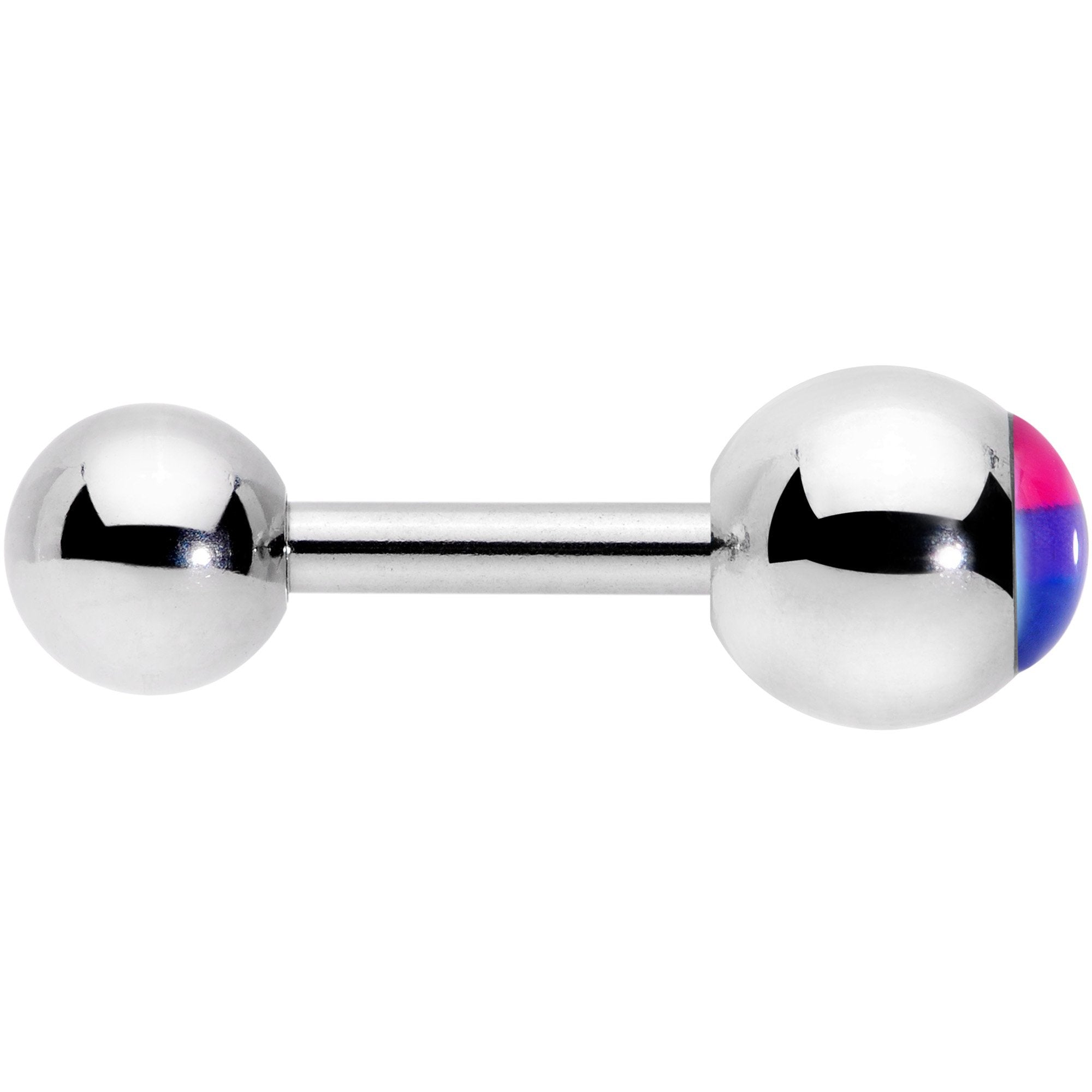 16 Gauge 1/4 Pink Purple Blue Bisexual Pride Flag Cartilage Tragus