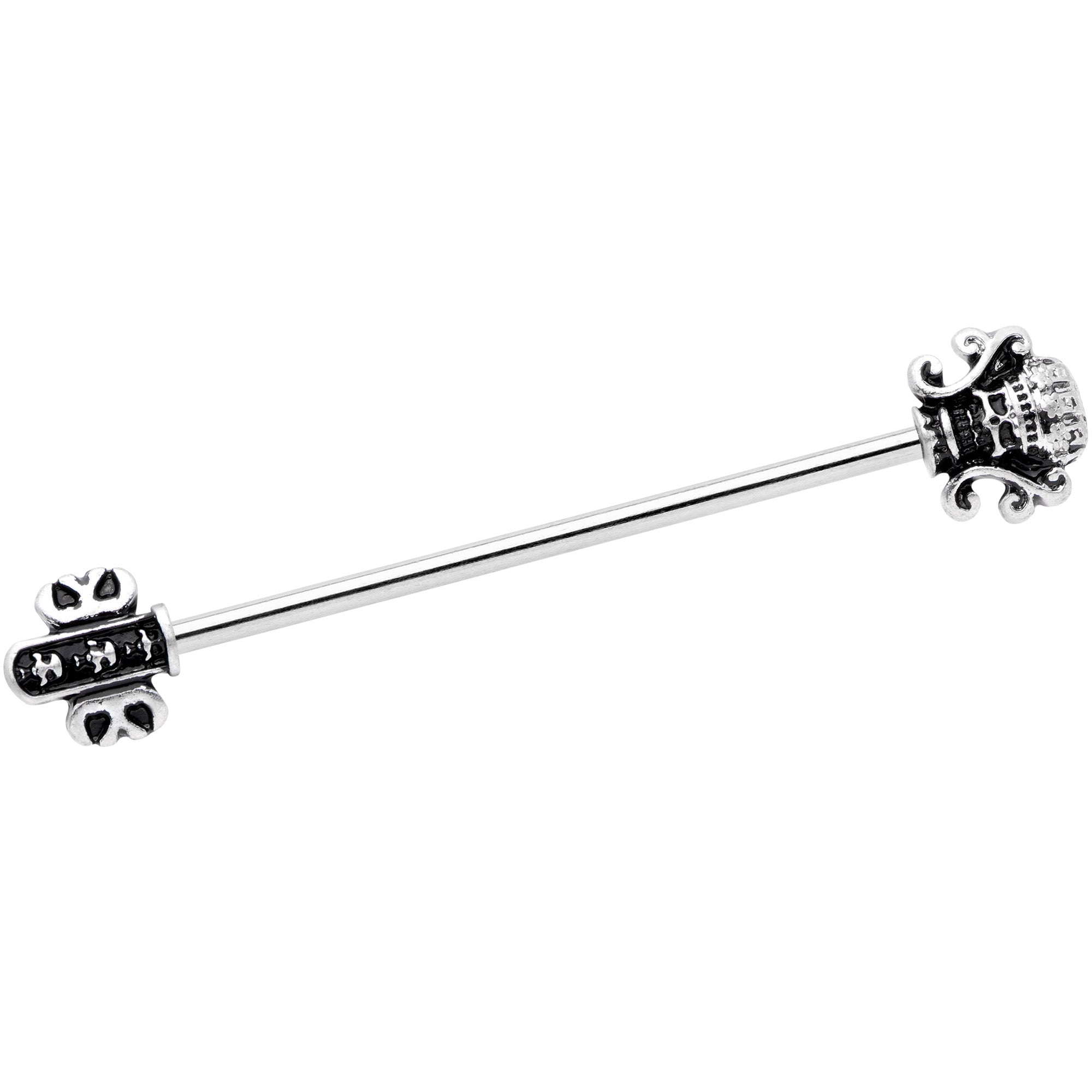 14 Gauge Renaissance Flair Industrial Barbell 38mm