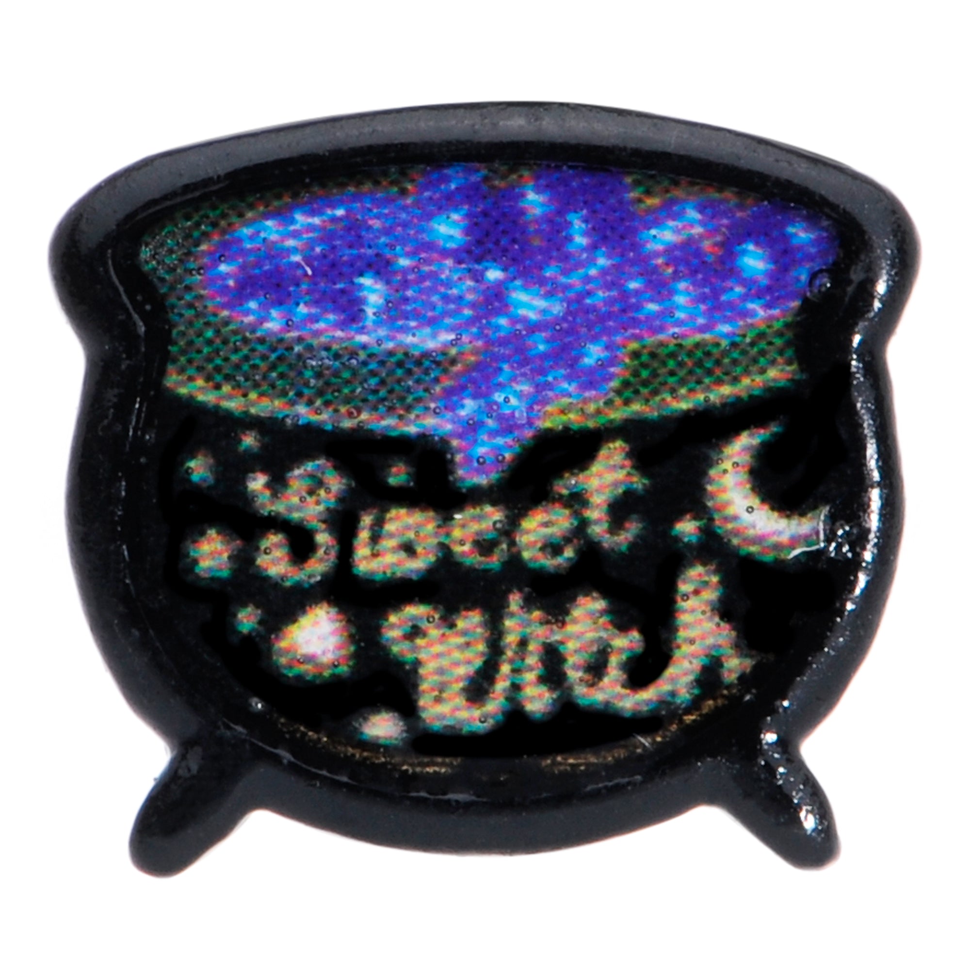 16 Gauge 5/16 Sweet Witch Cauldron Halloween Labret Monroe Tragus