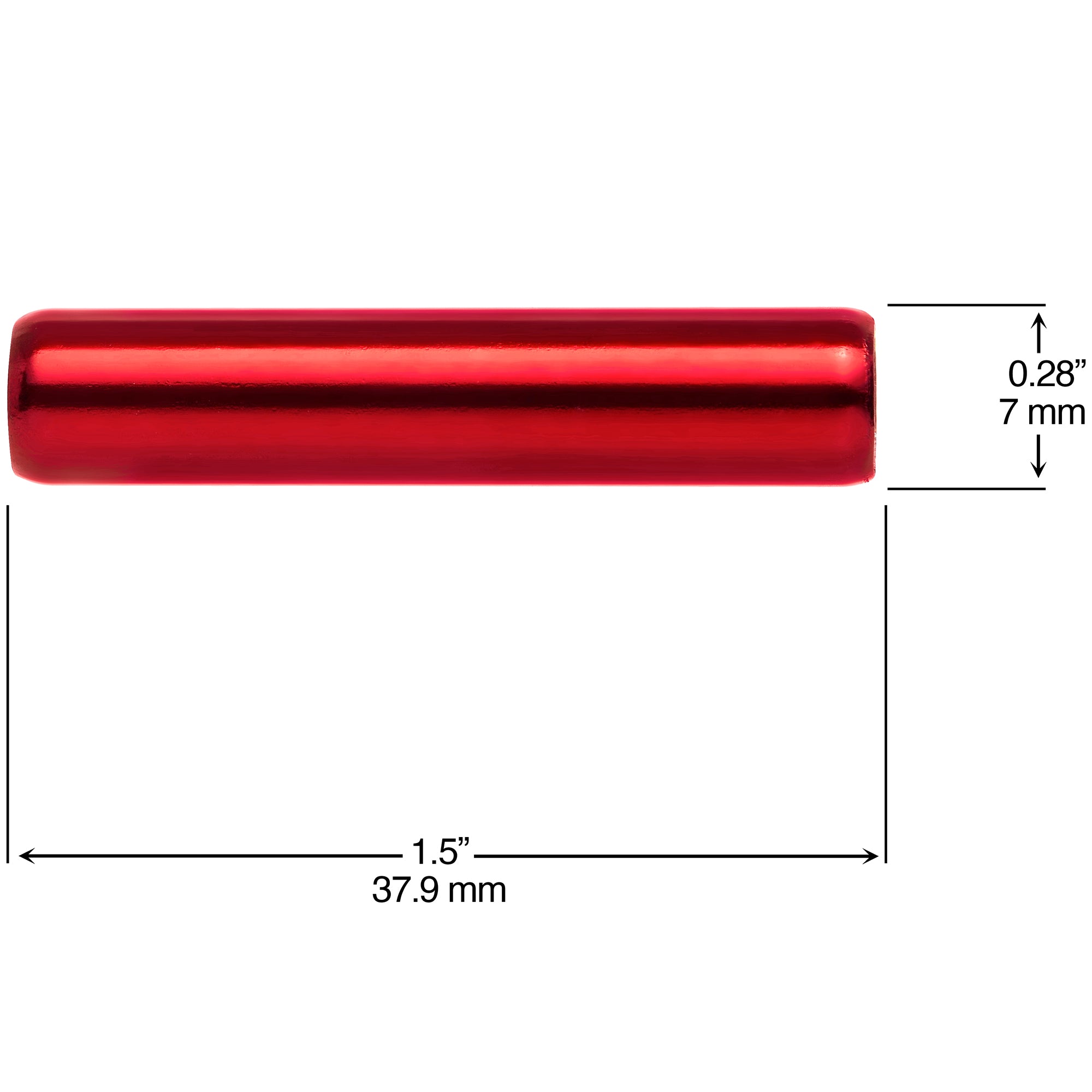 5mm to 6mm Red Aluminum Body Piercing Ball Removal Tool