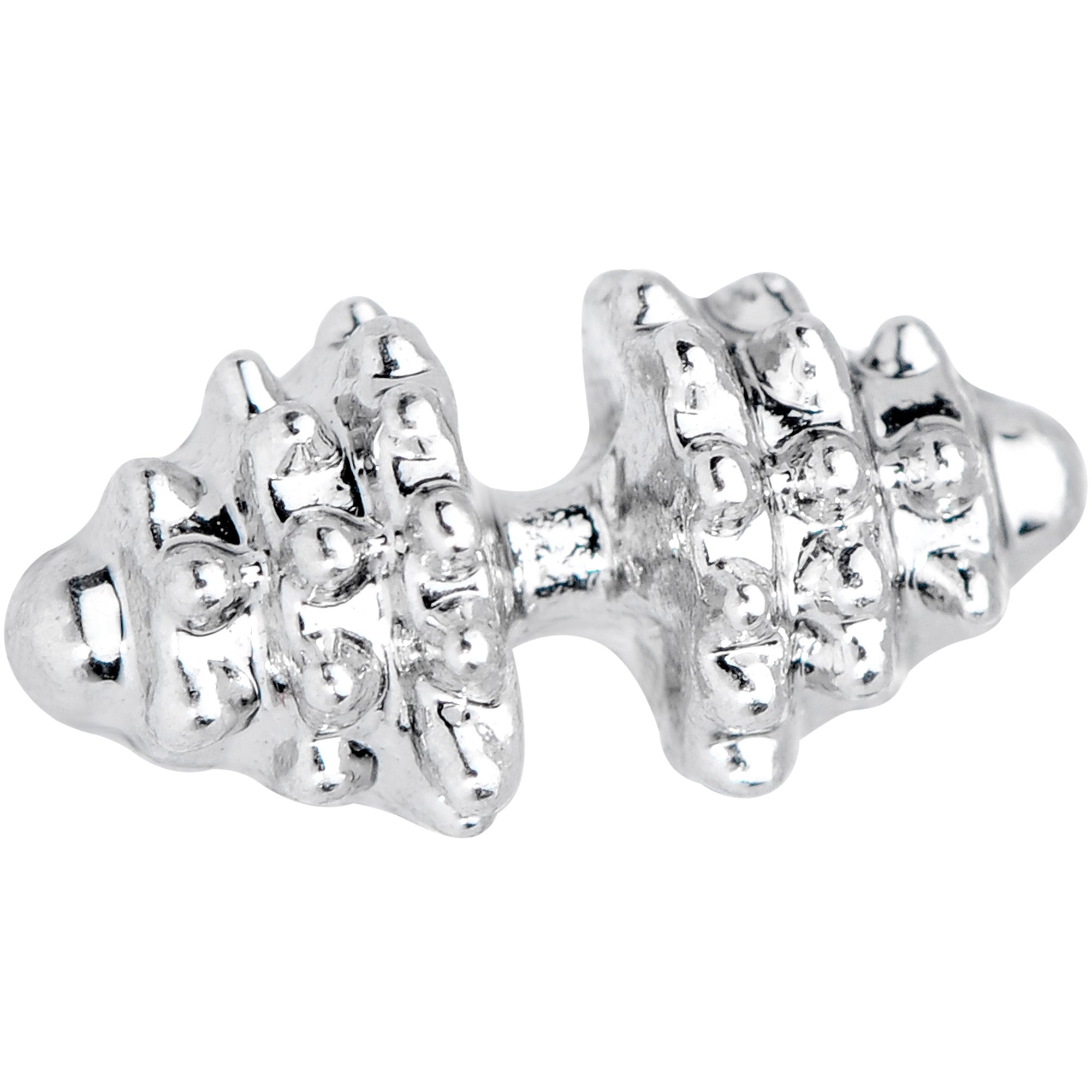 16 Gauge 1/4 Clear Gem Weightlifting Barbell Cartilage Tragus Earring