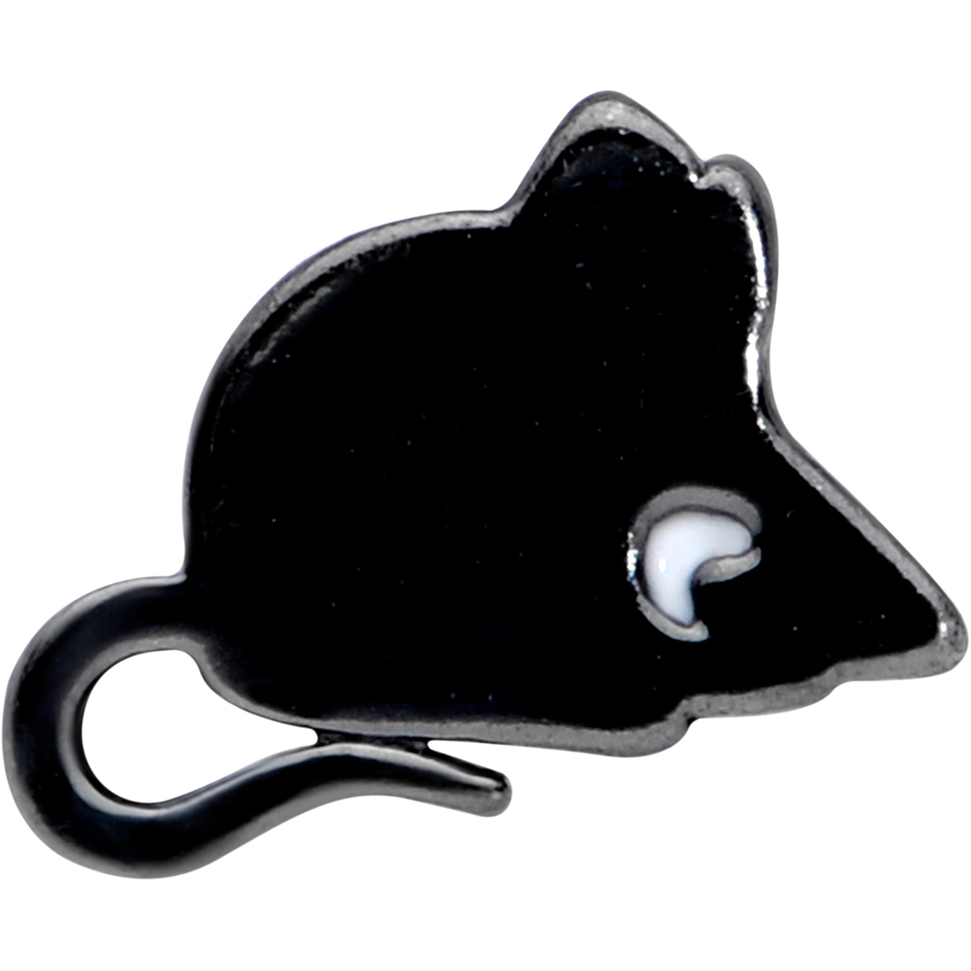 16 Gauge 5/16 Black Mouse Labret Monroe Tragus