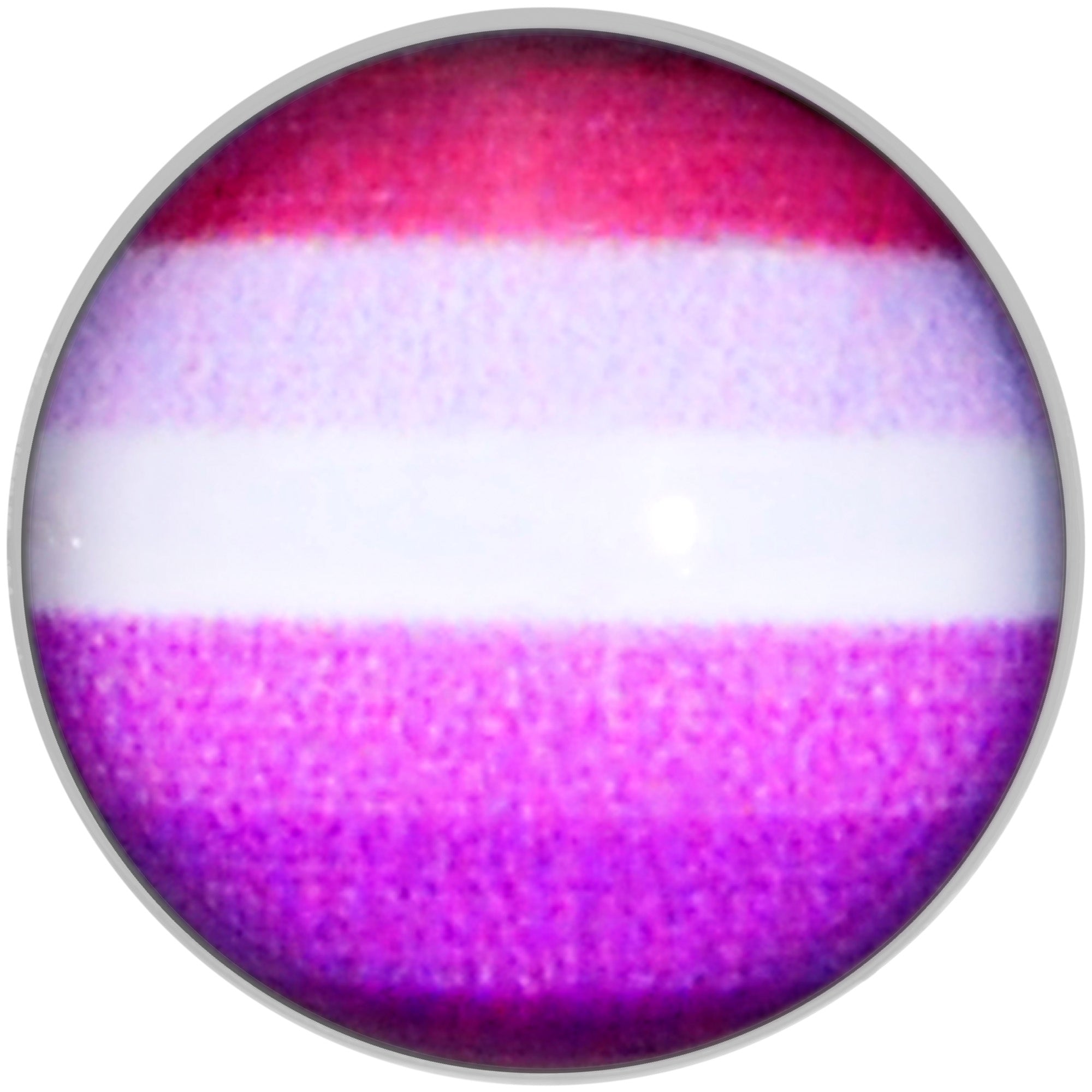 Lesbian Pride Flag Barbell Tongue Ring