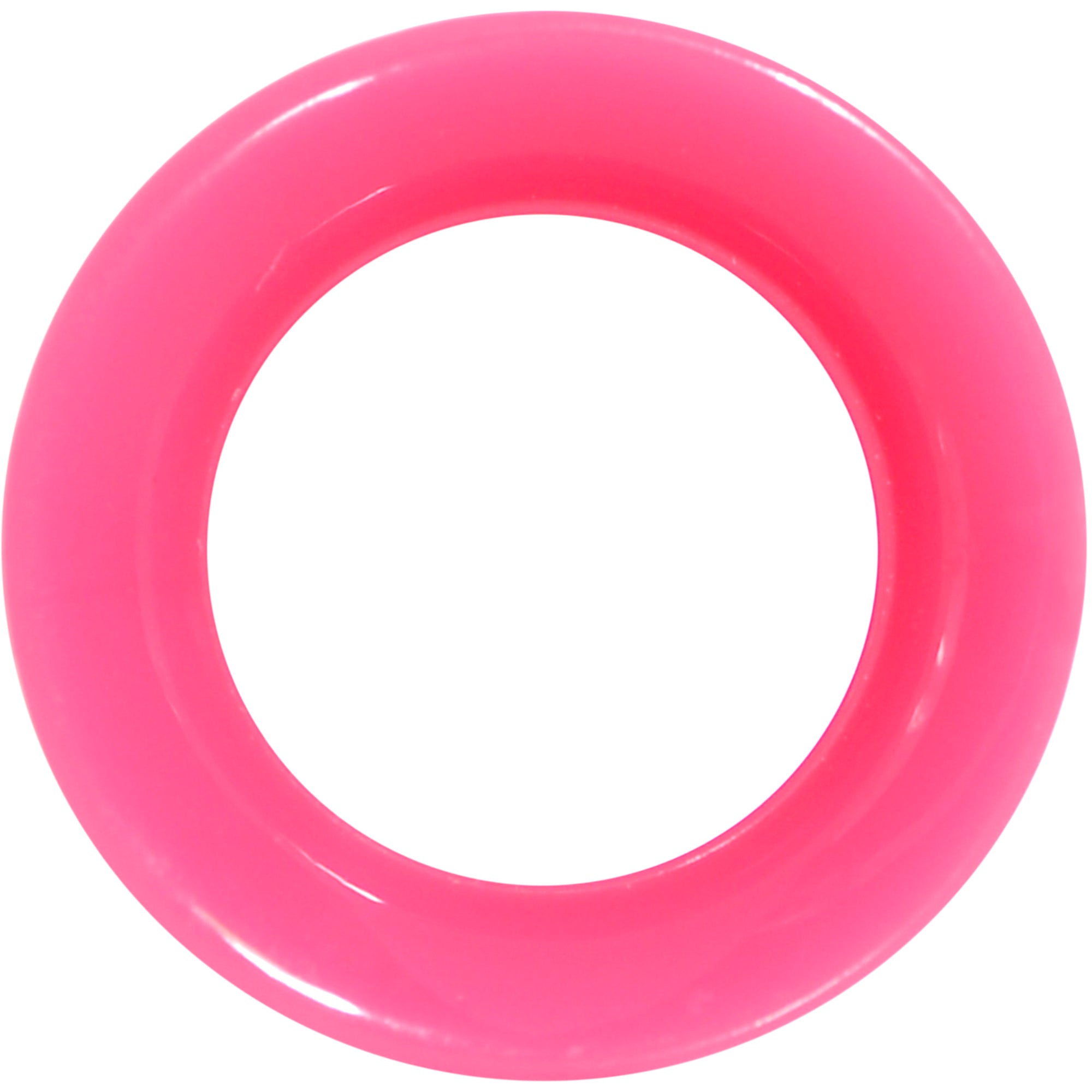 Pink Acrylic UV Saddle Tunnel Plug Set 12mm to 26mm