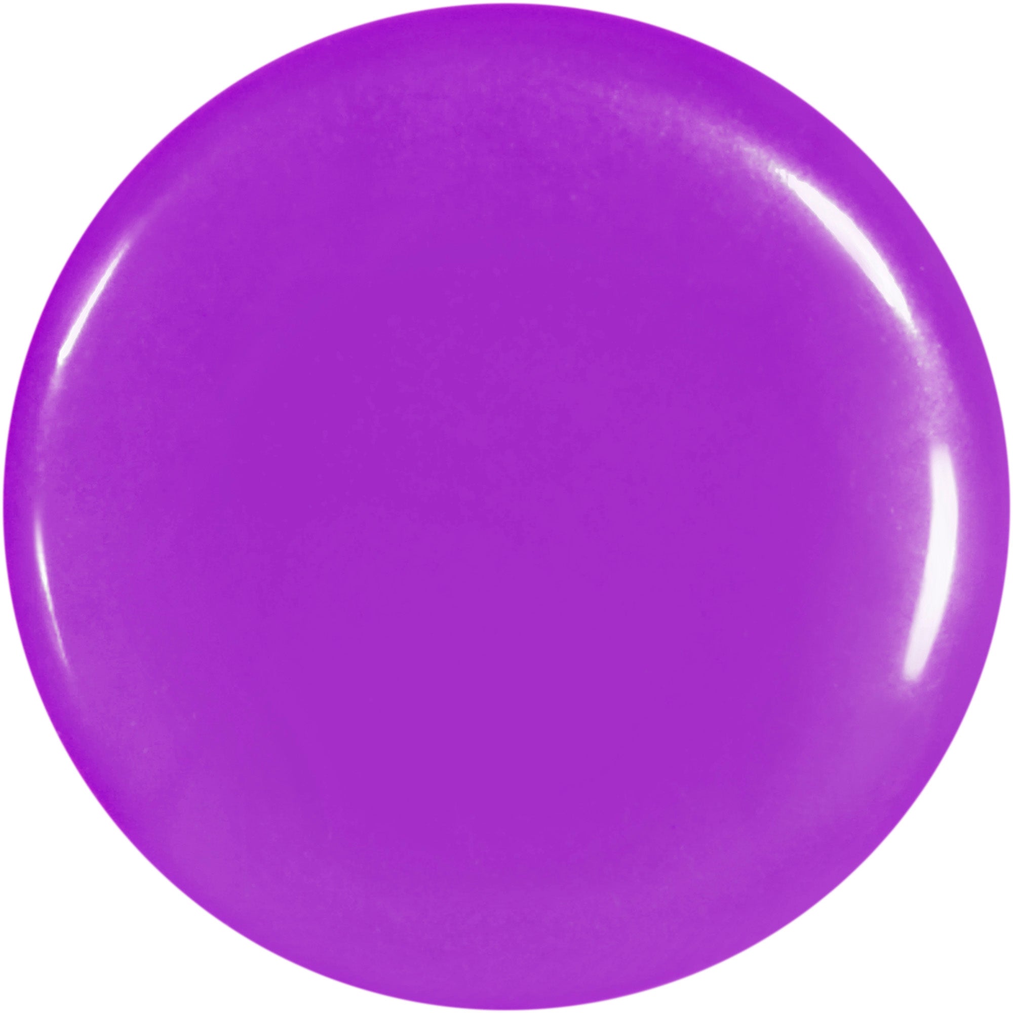 Purple Acrylic Saddle Plug Set 8 Gauge to 00 Gauge