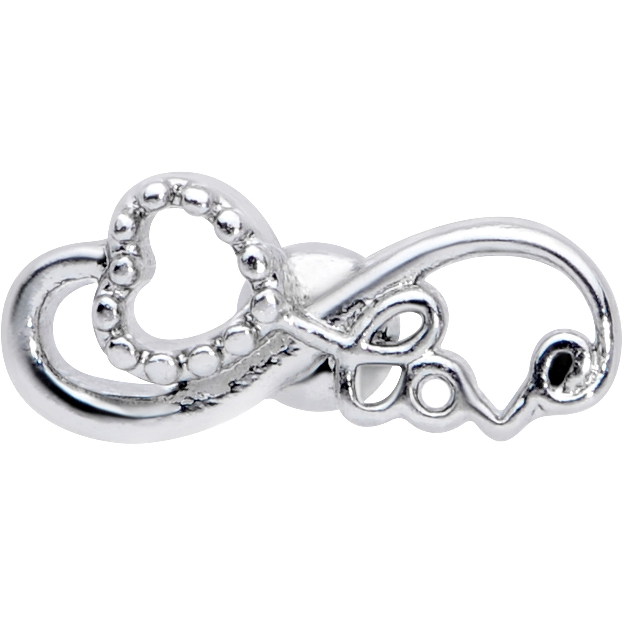 16 Gauge 5/16 Infinity Heart Valentines Day Labret Monroe Tragus