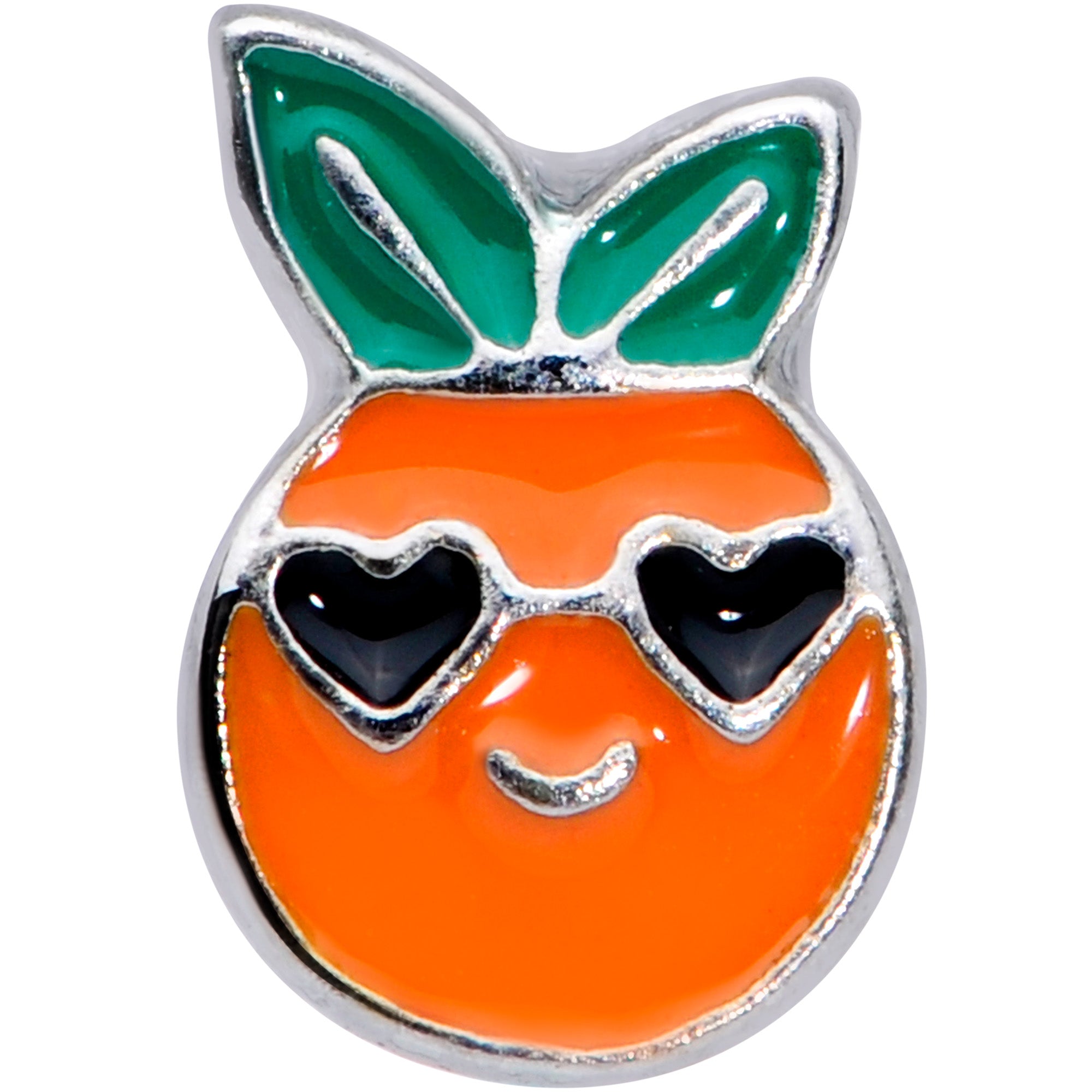 20 Gauge 5/16 Citrus Fun Orange Fruit Nose Hoop