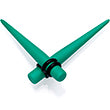 Green Matte Acrylic Straight Taper Set 2 Gauge to 00 Gauge