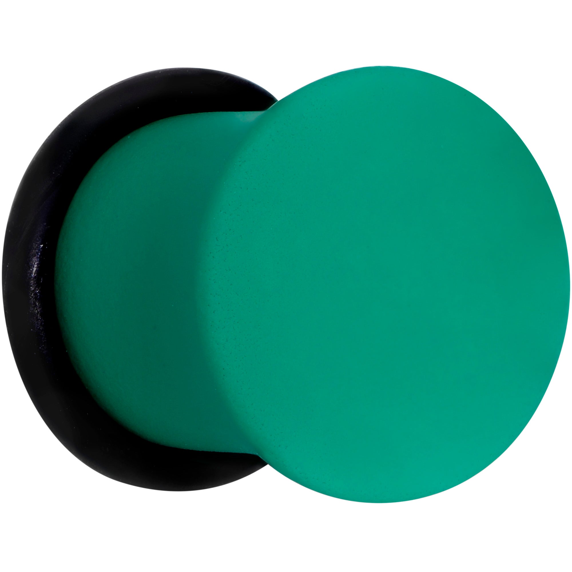 Glorious Green Matte Acrylic Single Flare Plug Set