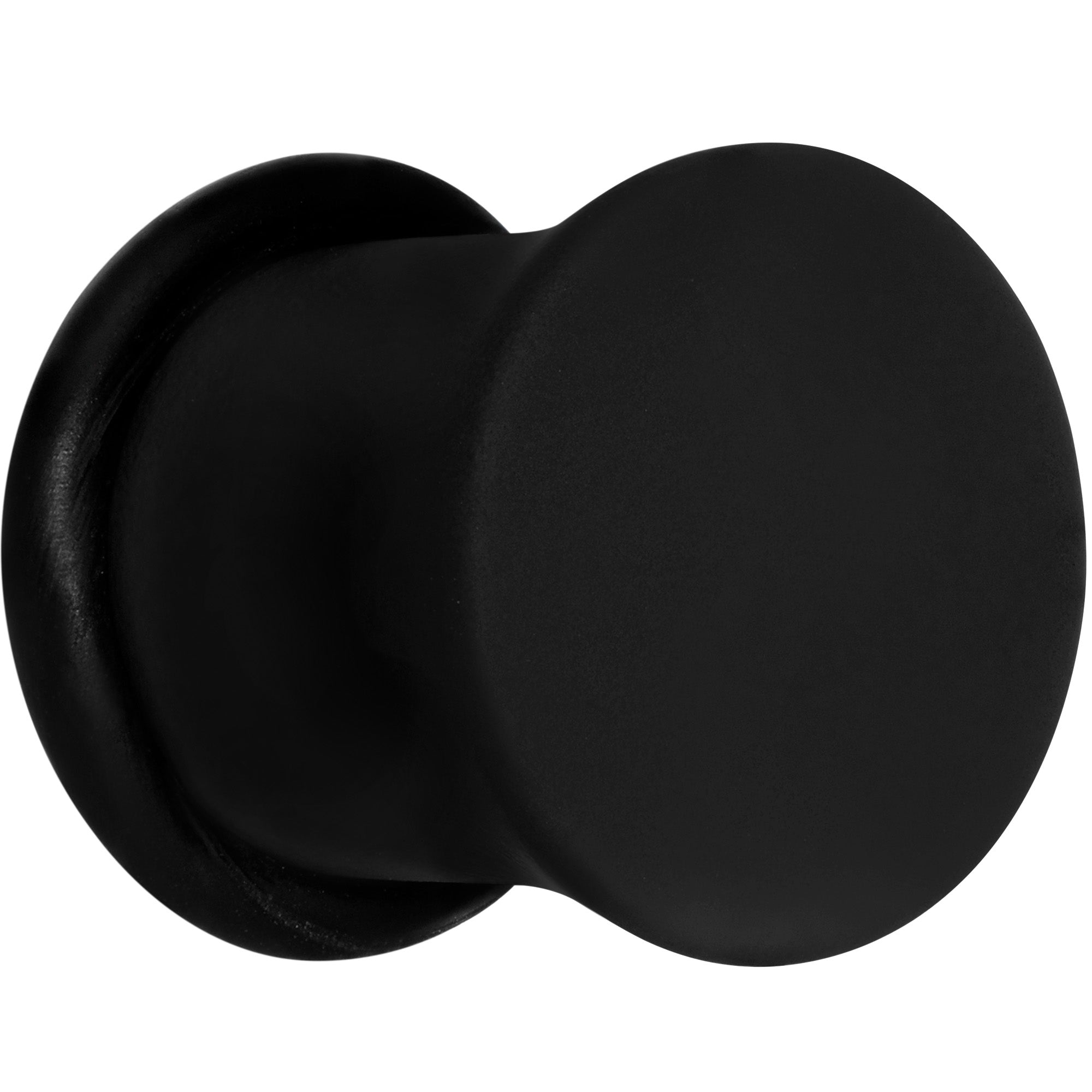 Beauteous Black Matte Acrylic Single Flare Plug Set