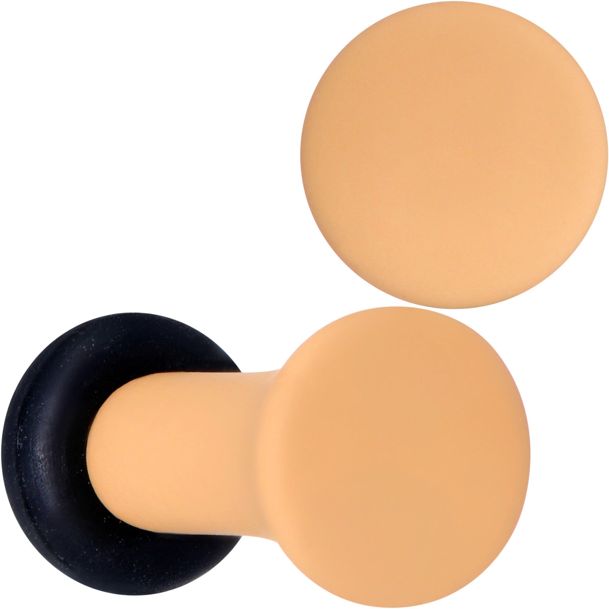 Terrific Tan Matte Acrylic Single Flare Plug Set