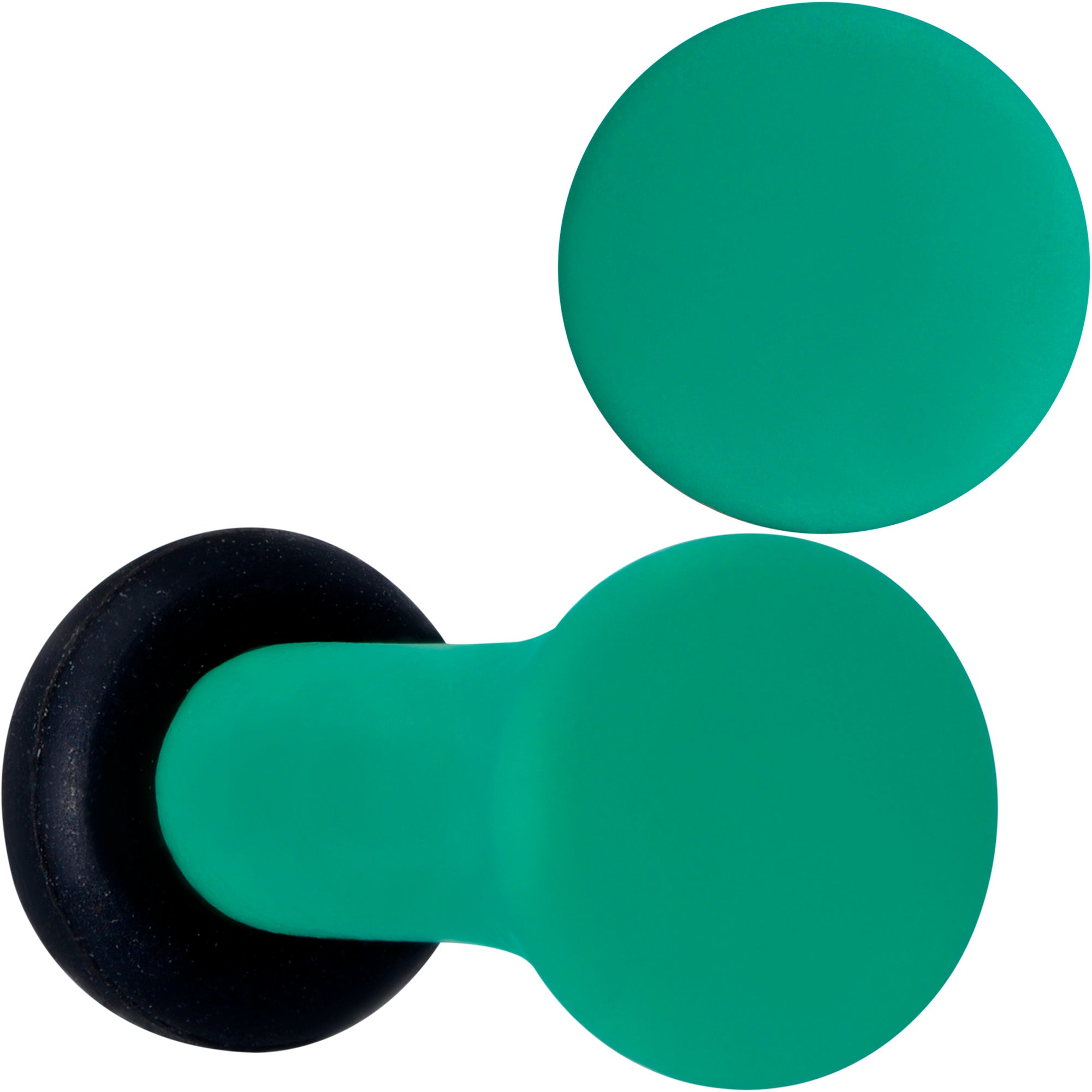 Glorious Green Matte Acrylic Single Flare Plug Set