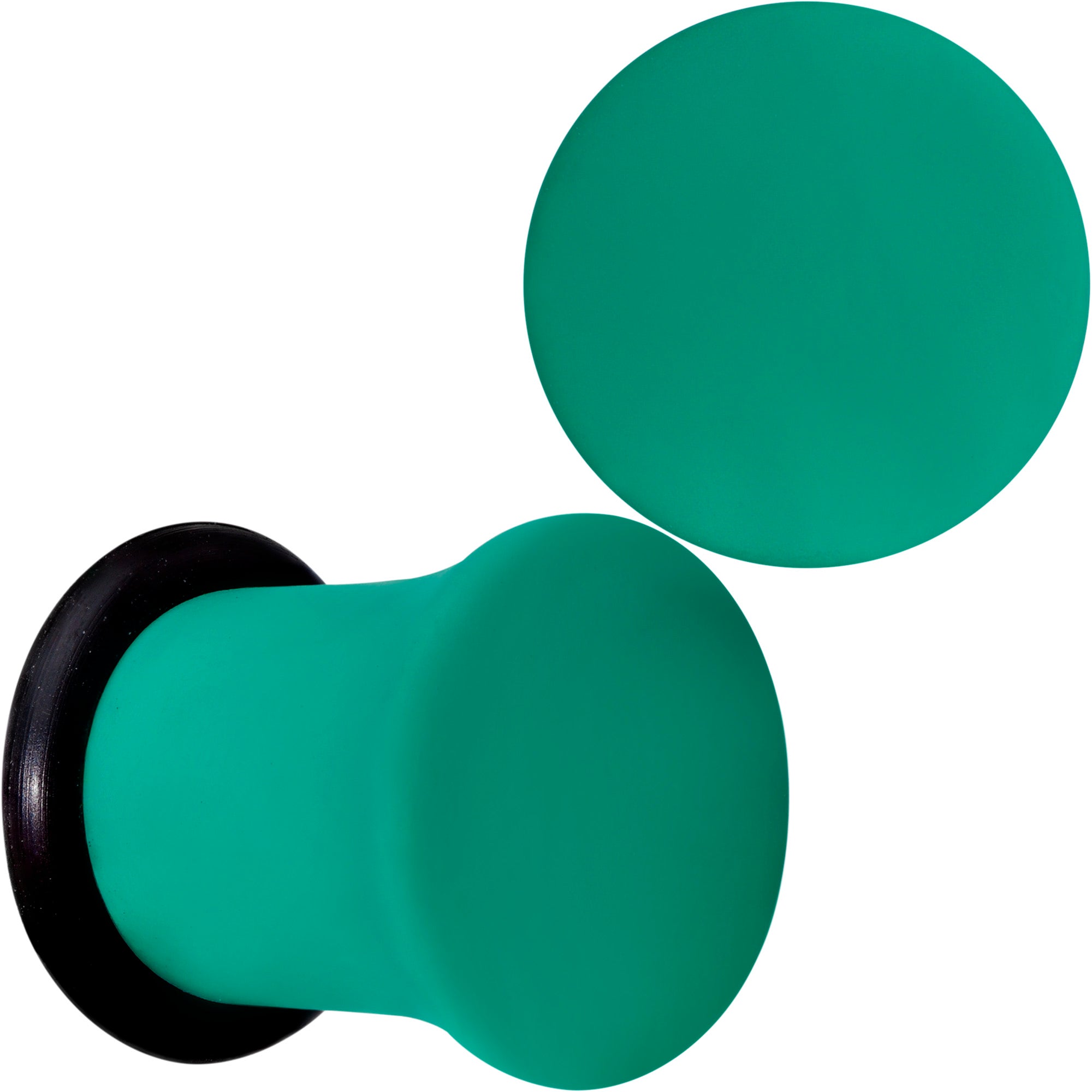 Glorious Green Matte Acrylic Single Flare Plug Set