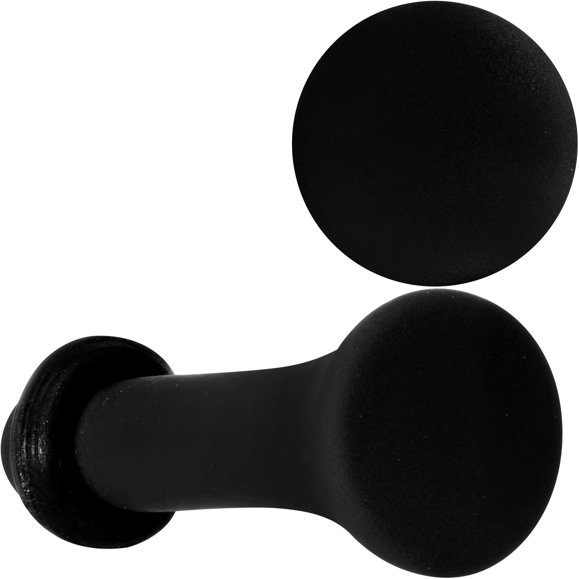 Beauteous Black Matte Acrylic Single Flare Plug Set