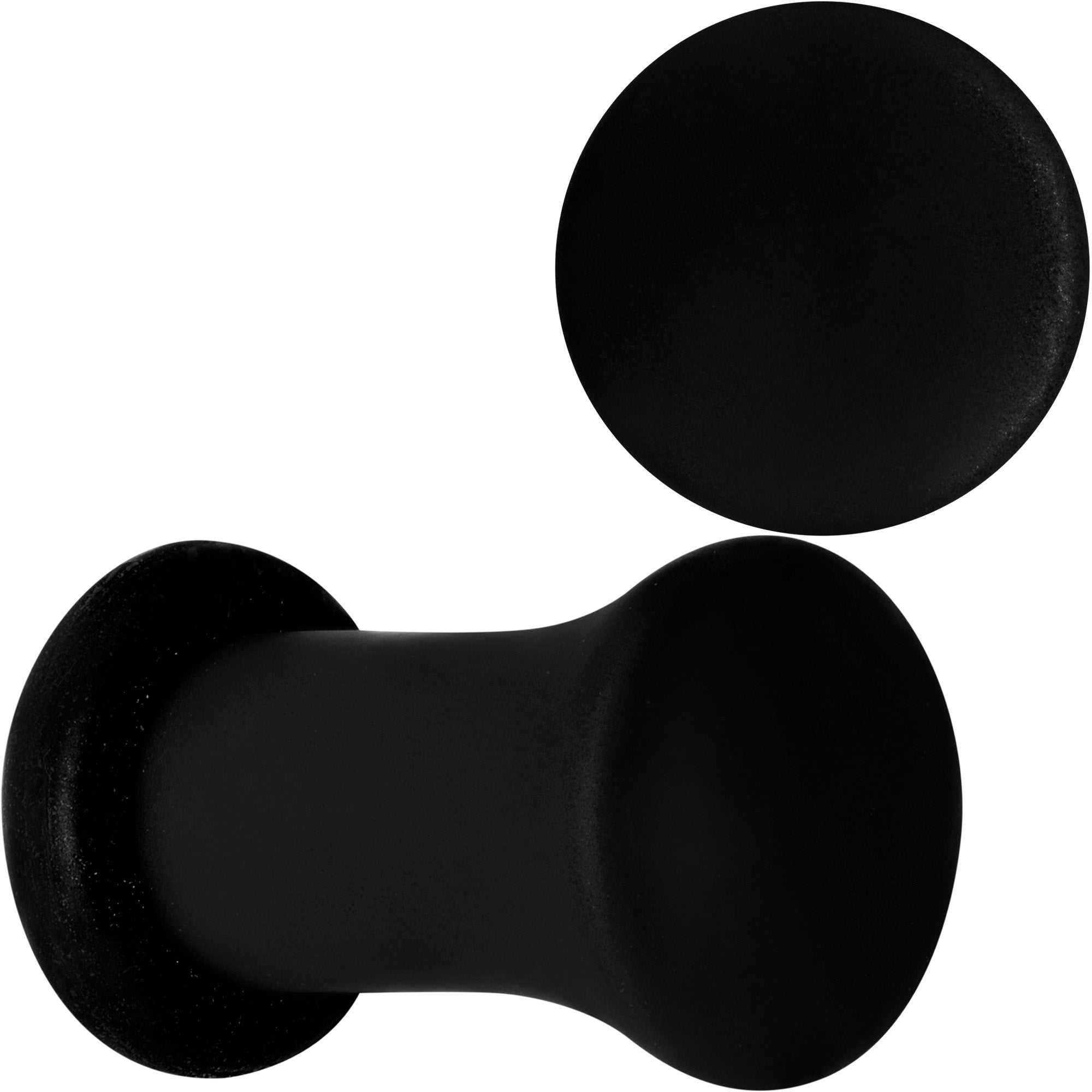 Beauteous Black Matte Acrylic Single Flare Plug Set