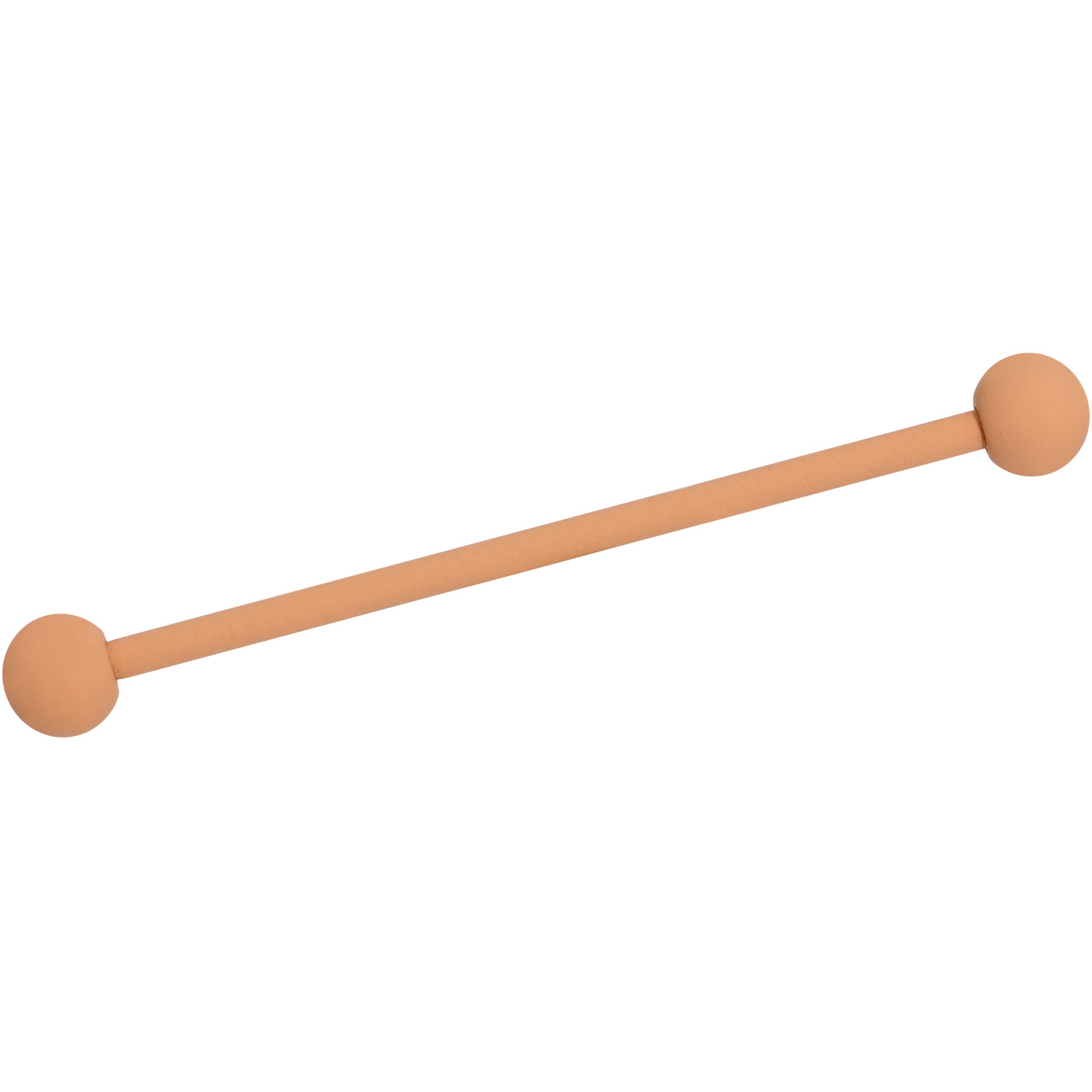 14 Gauge Terrific Tan Matte Industrial Barbell 38mm