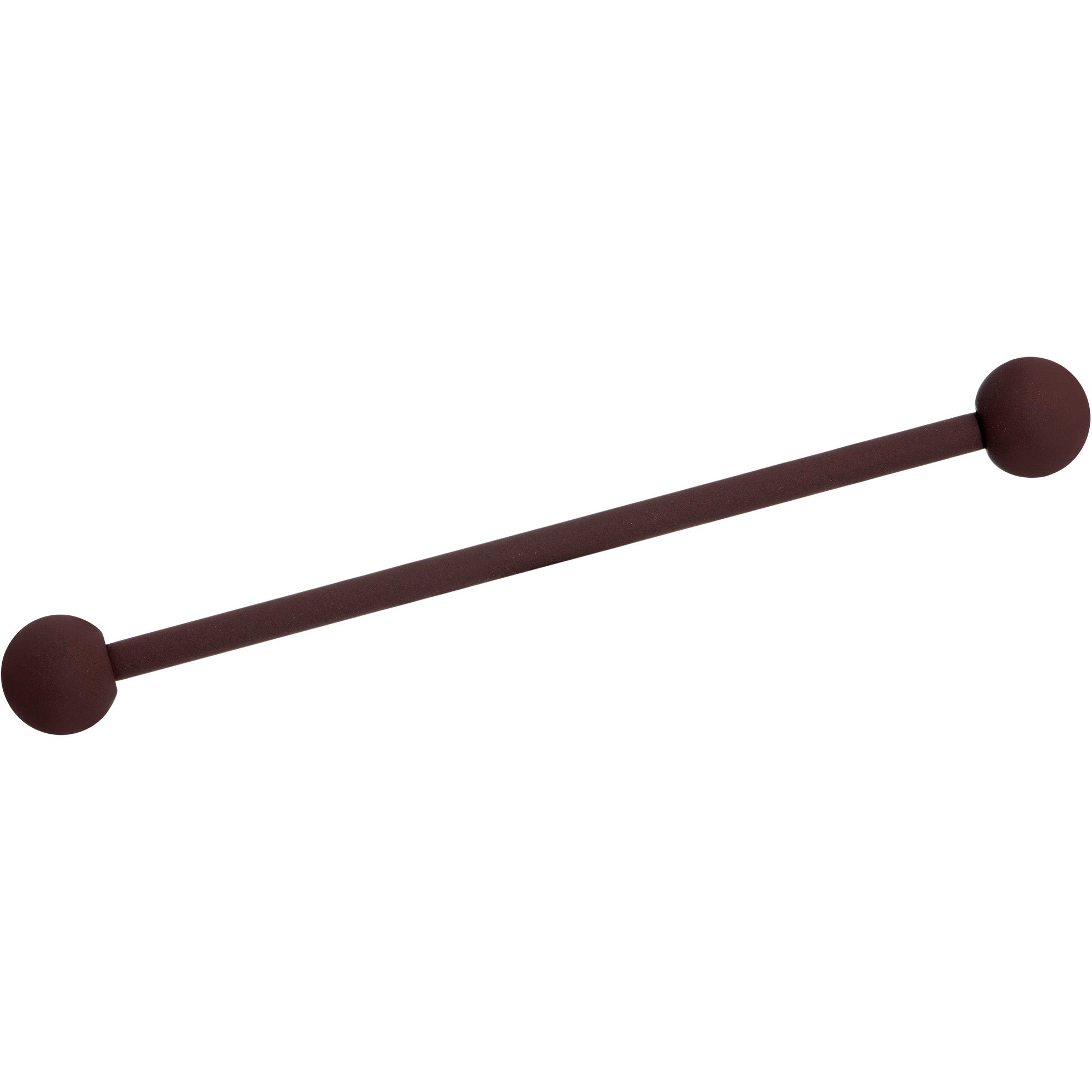 14 Gauge Beautiful Brown Matte Industrial Barbell 38mm