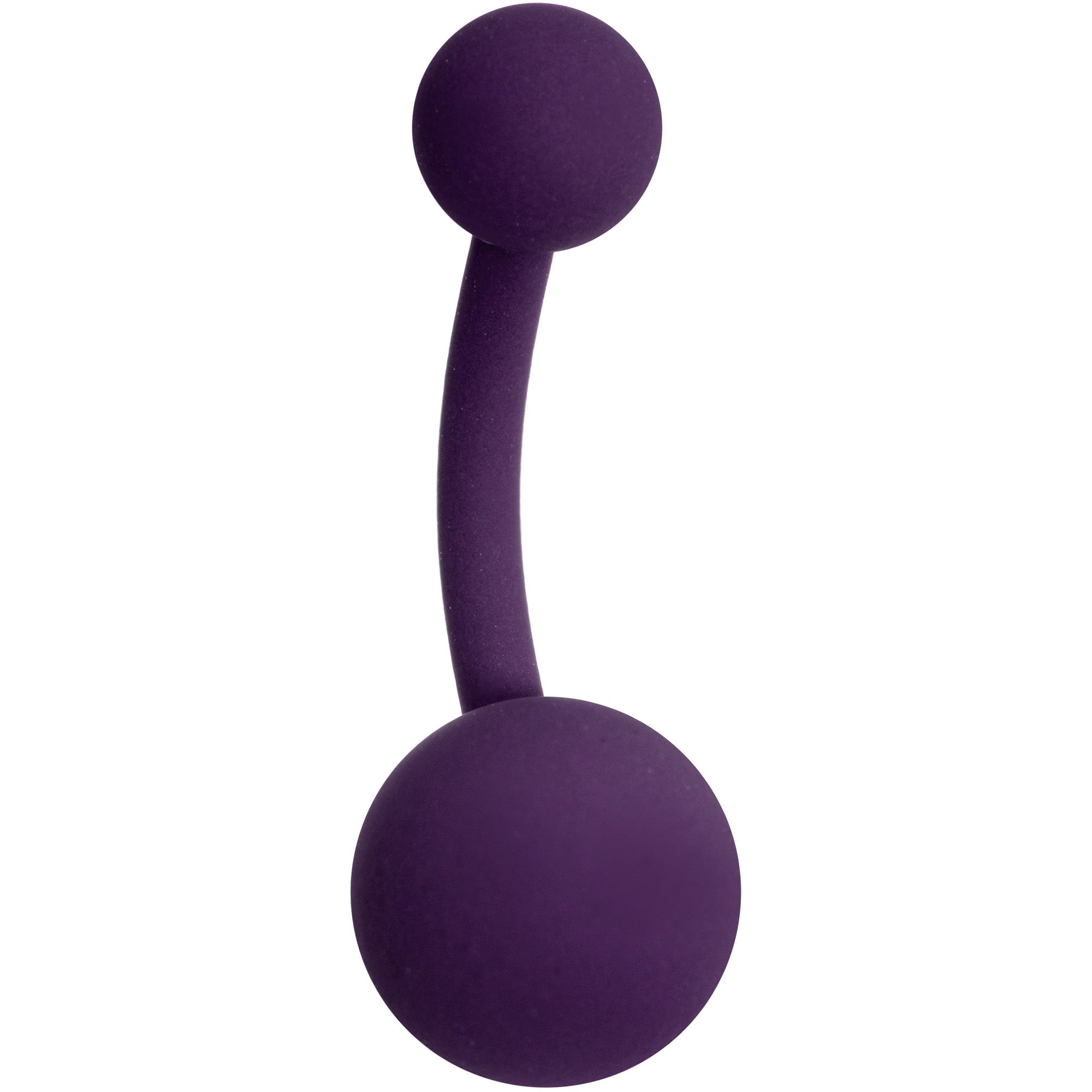 Deep Dark Purple Matte Belly Ring