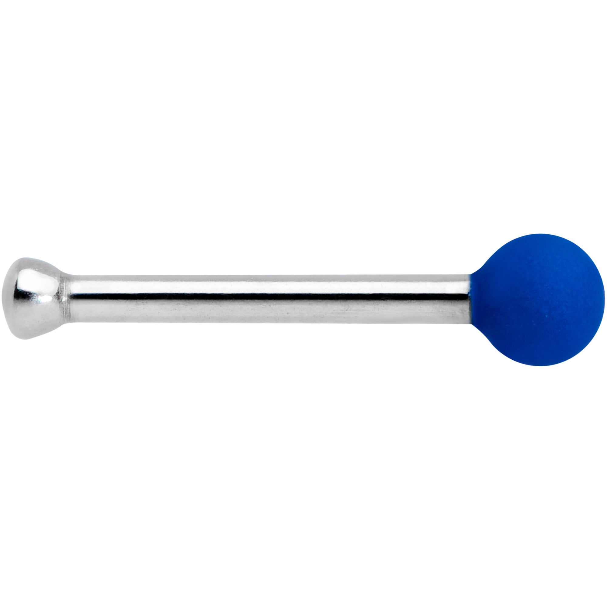 20 Gauge 1/4 Blue Matte 2mm Nose Bone