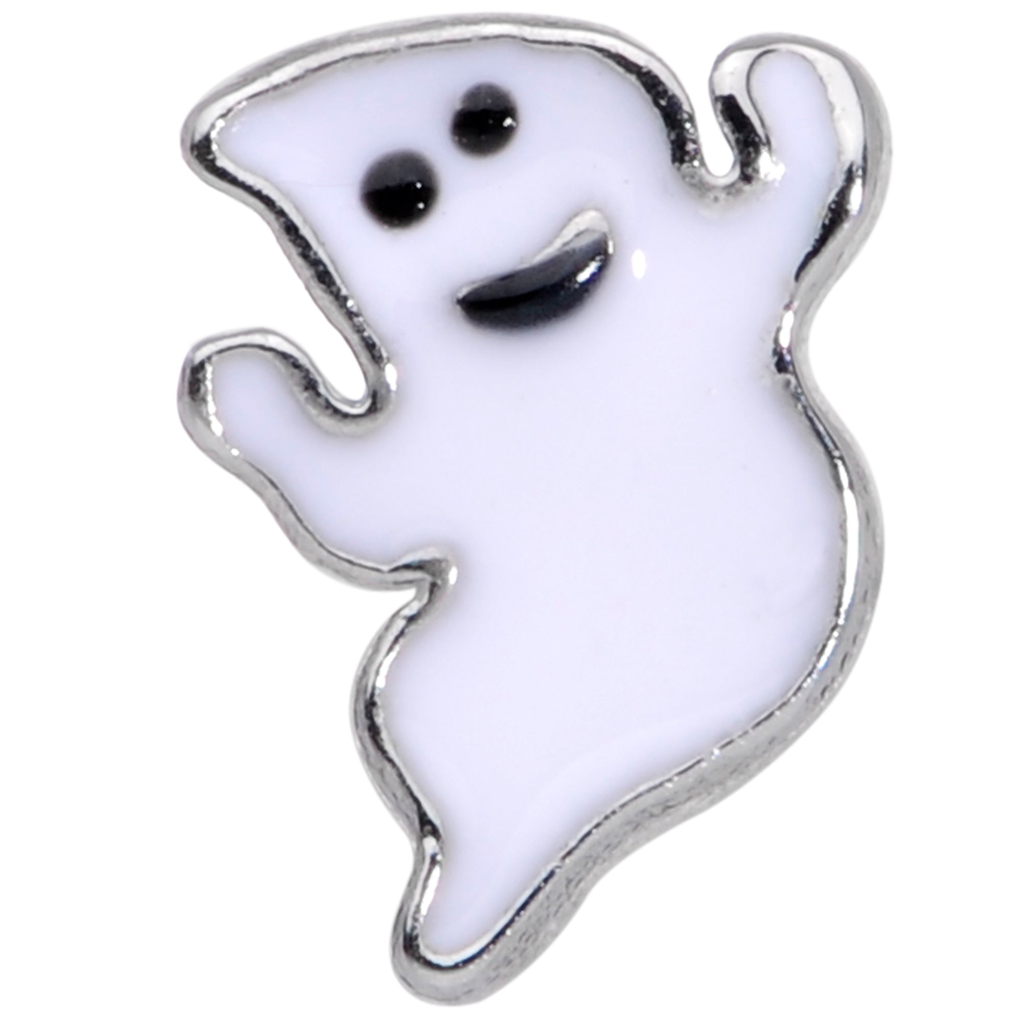 16 Gauge 5/16 Happy Ghost Halloween Labret Monroe Tragus