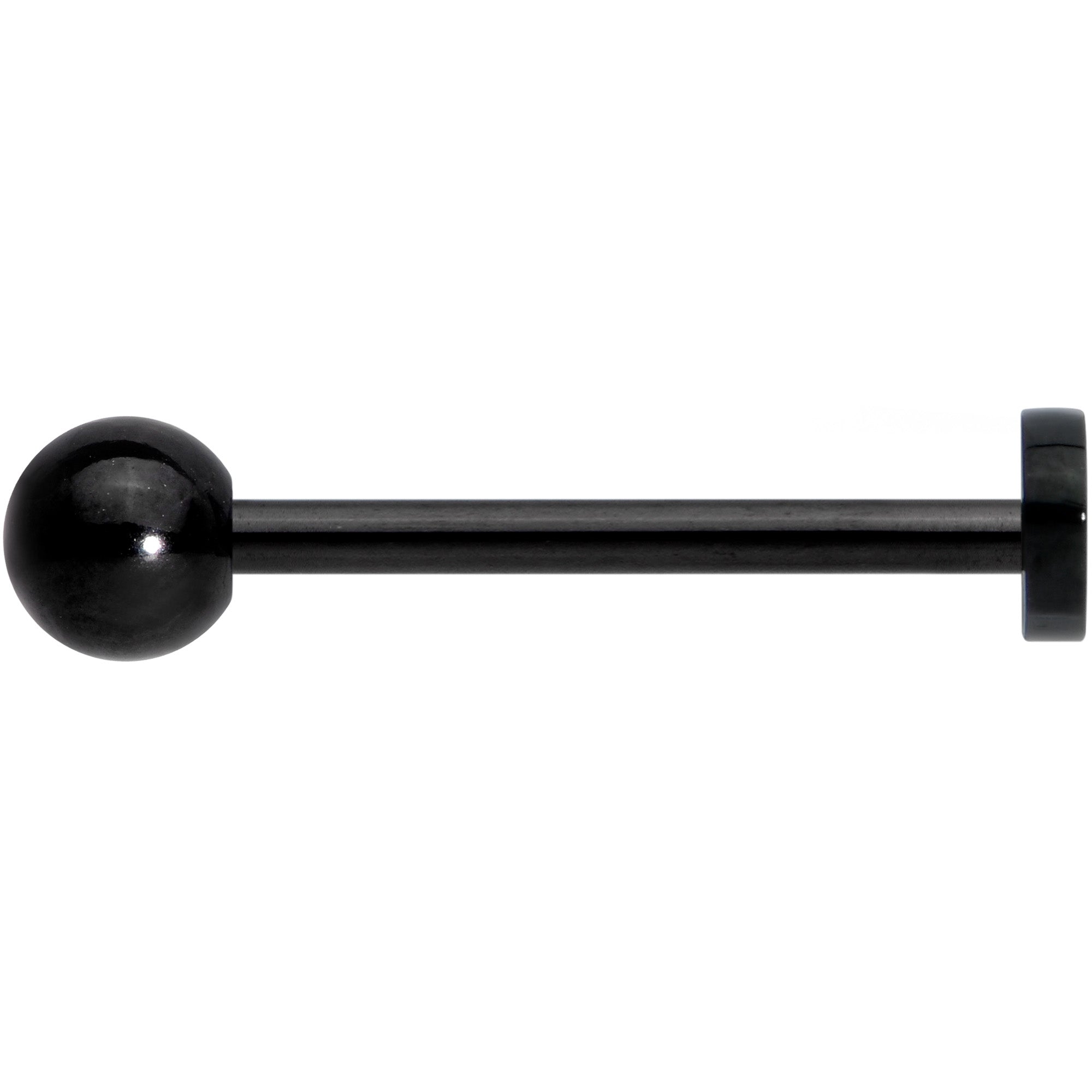 Black Cheery Nautical Whale Barbell Tongue Ring