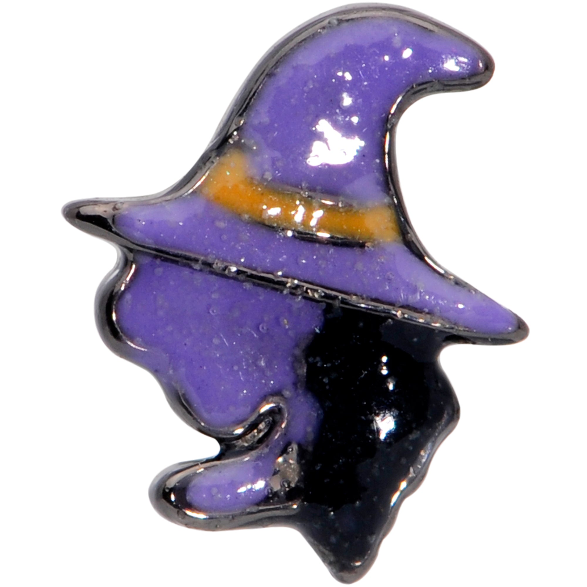 16 Gauge 1/4 Purple Witch Halloween Cartilage Tragus