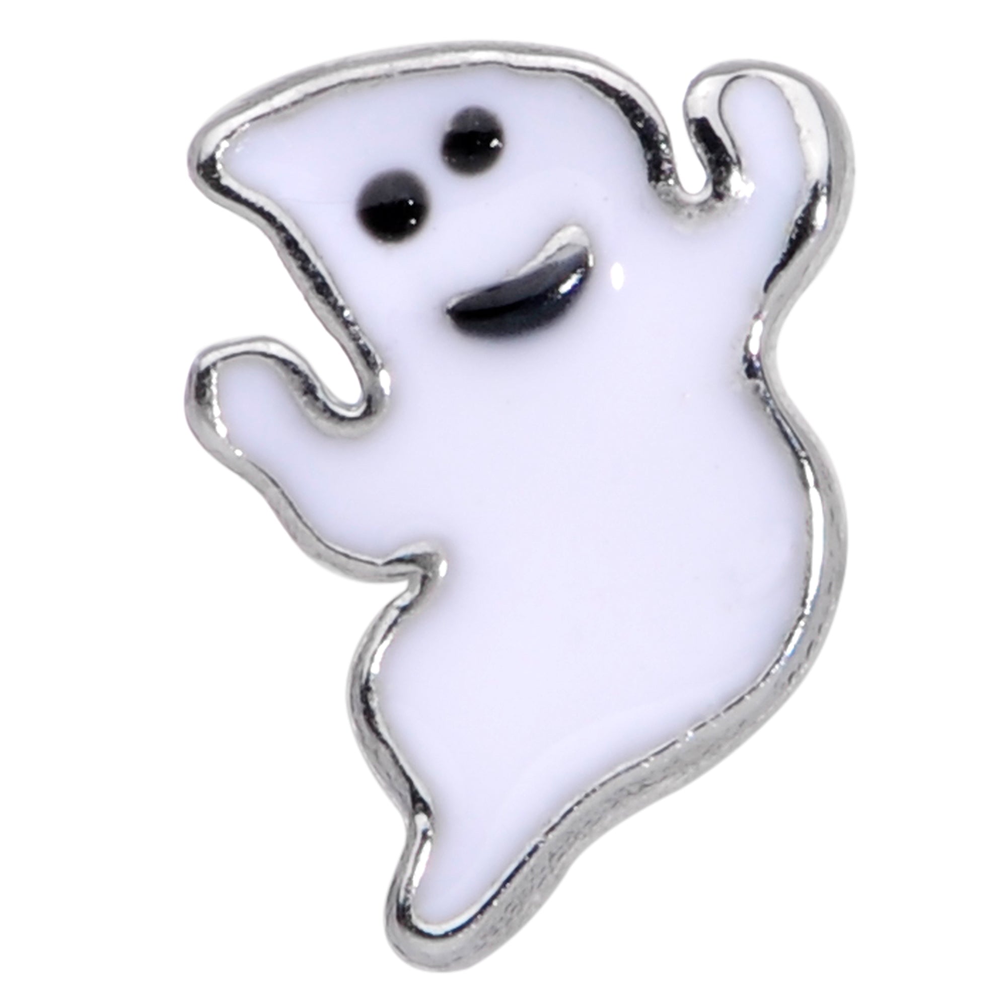 16 Gauge 1/4 Happy Ghost Halloween Cartilage Tragus Earring