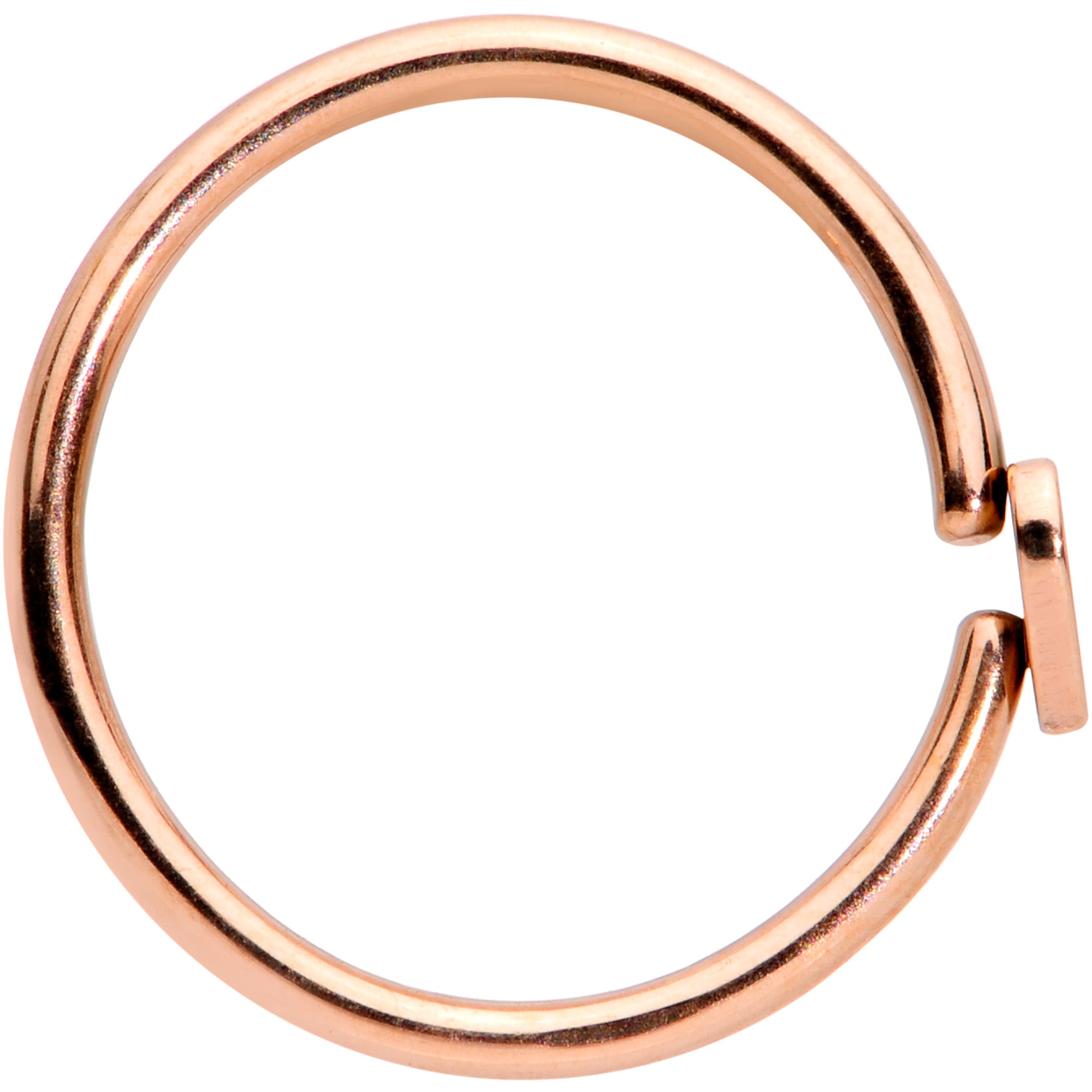 20 Gauge 5/16 Rose Gold Tone Have A Heart Valentines Day Nose Hoop