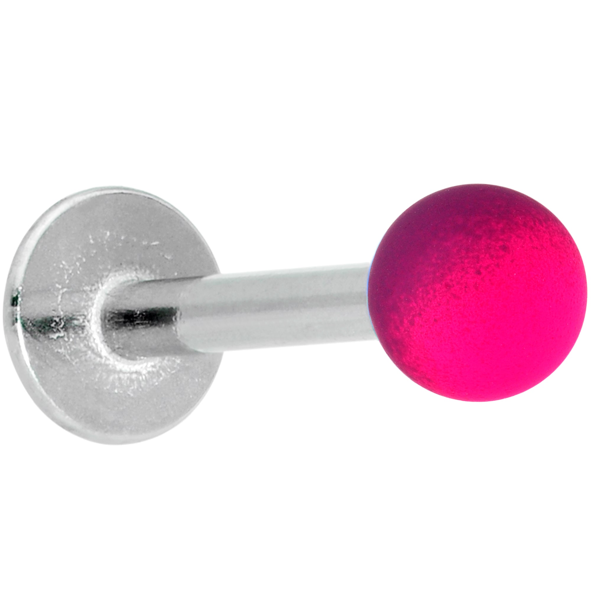 16 Gauge 5/16 Pink Purple Ombre Soft Finish Labret Monroe Tragus