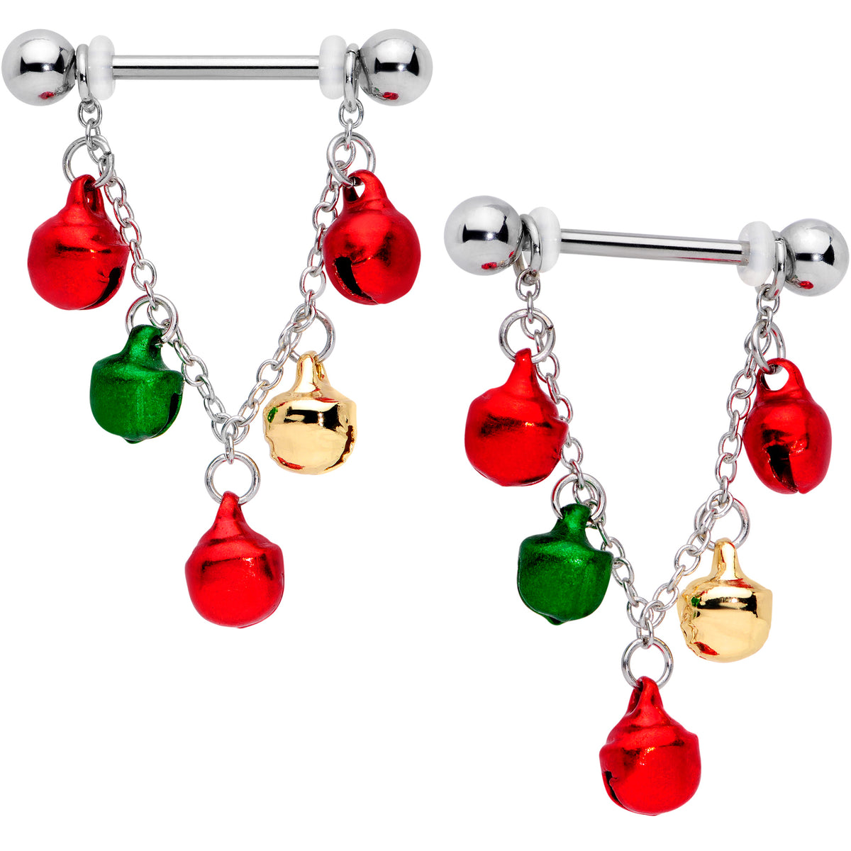 Festive deals nipple rings