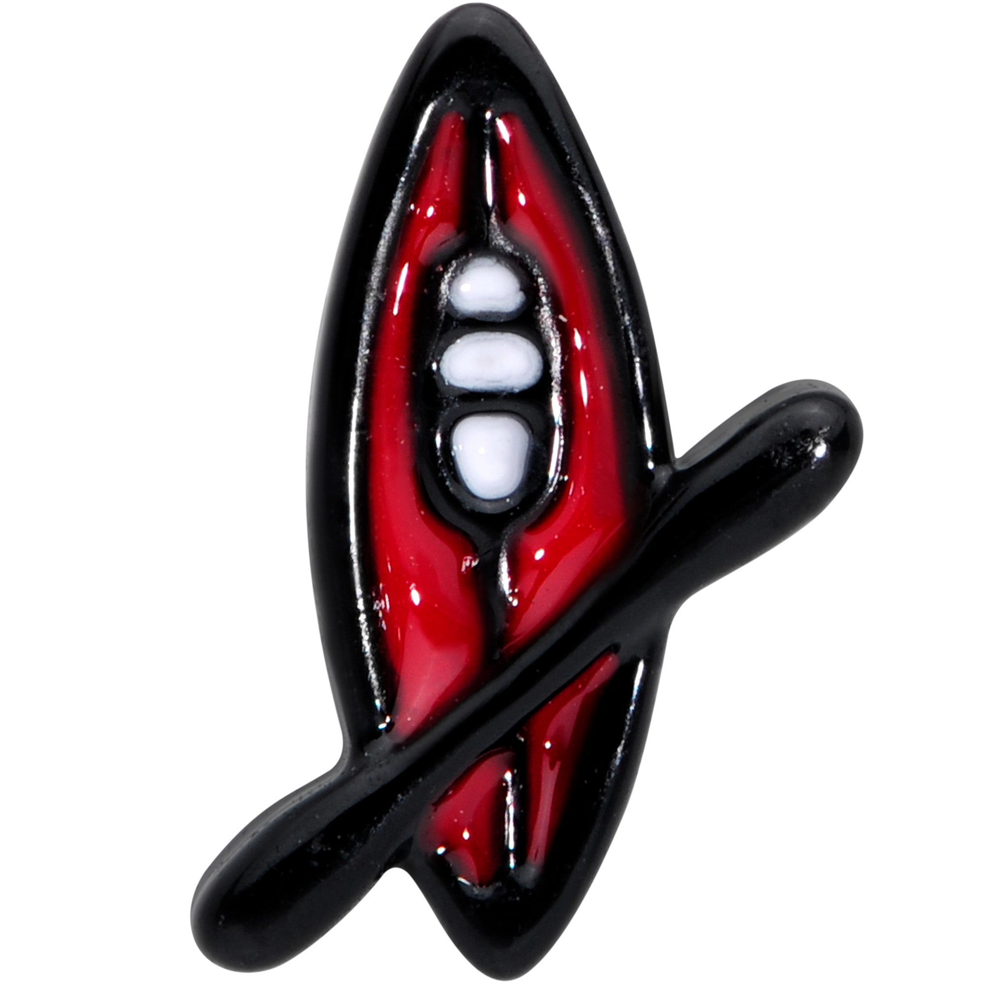 20 Gauge 1/4 Black Red Summer Kayak Boat Nose Bone