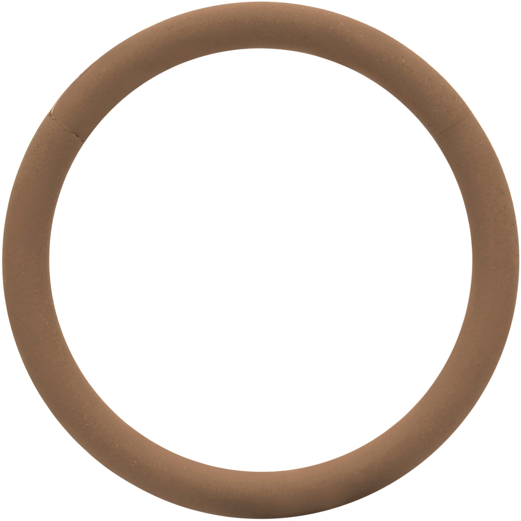 18 Gauge 3/8 Light Brown Matte Cartilage Hinged Segment Ring