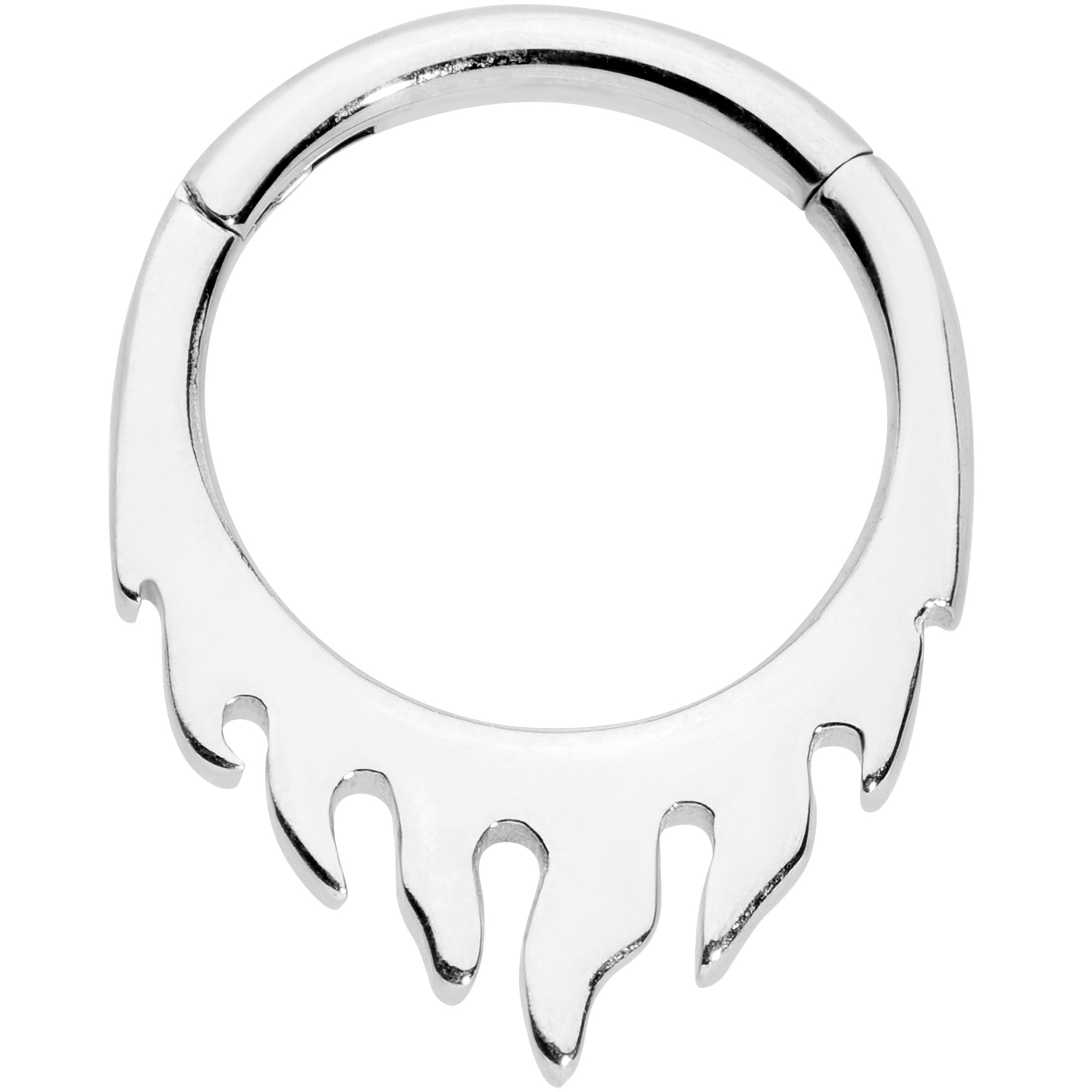 16 Gauge 5/16 Flames of Style Fire Hinged Segment Ring