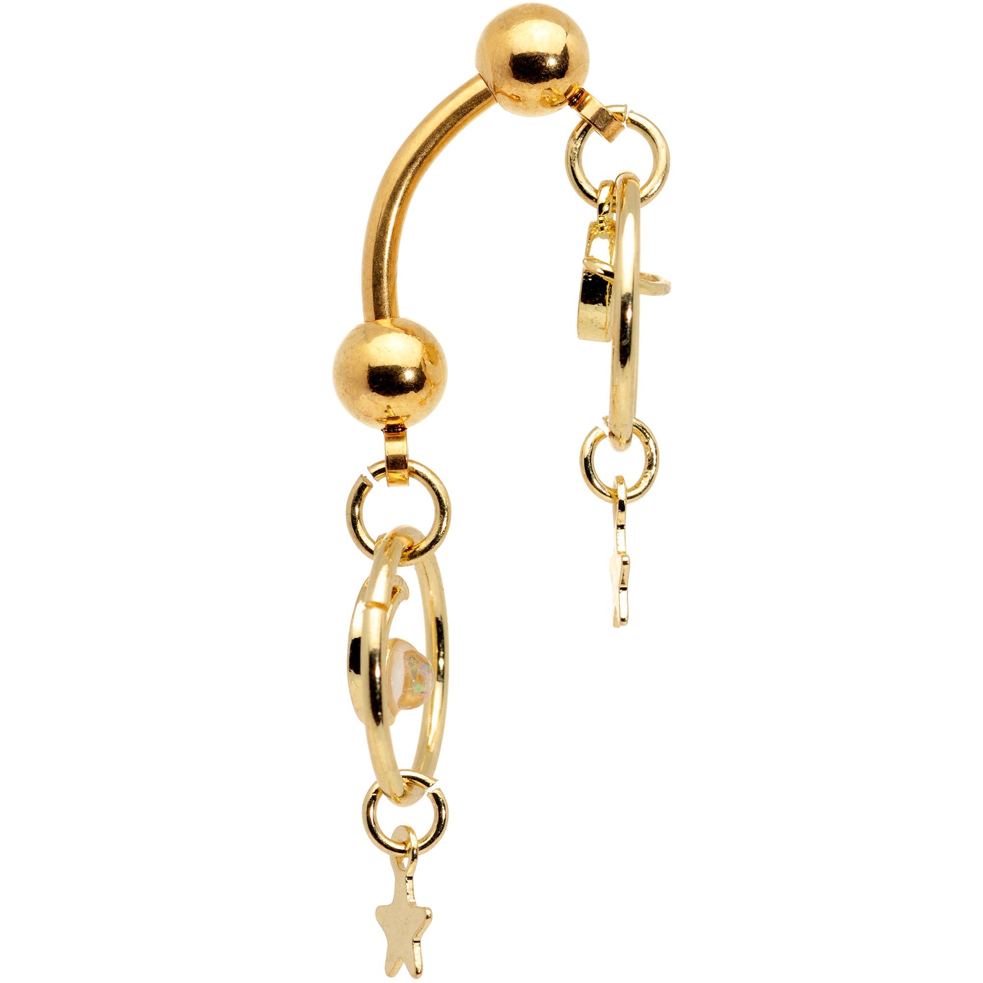 Baby phat belly on sale ring