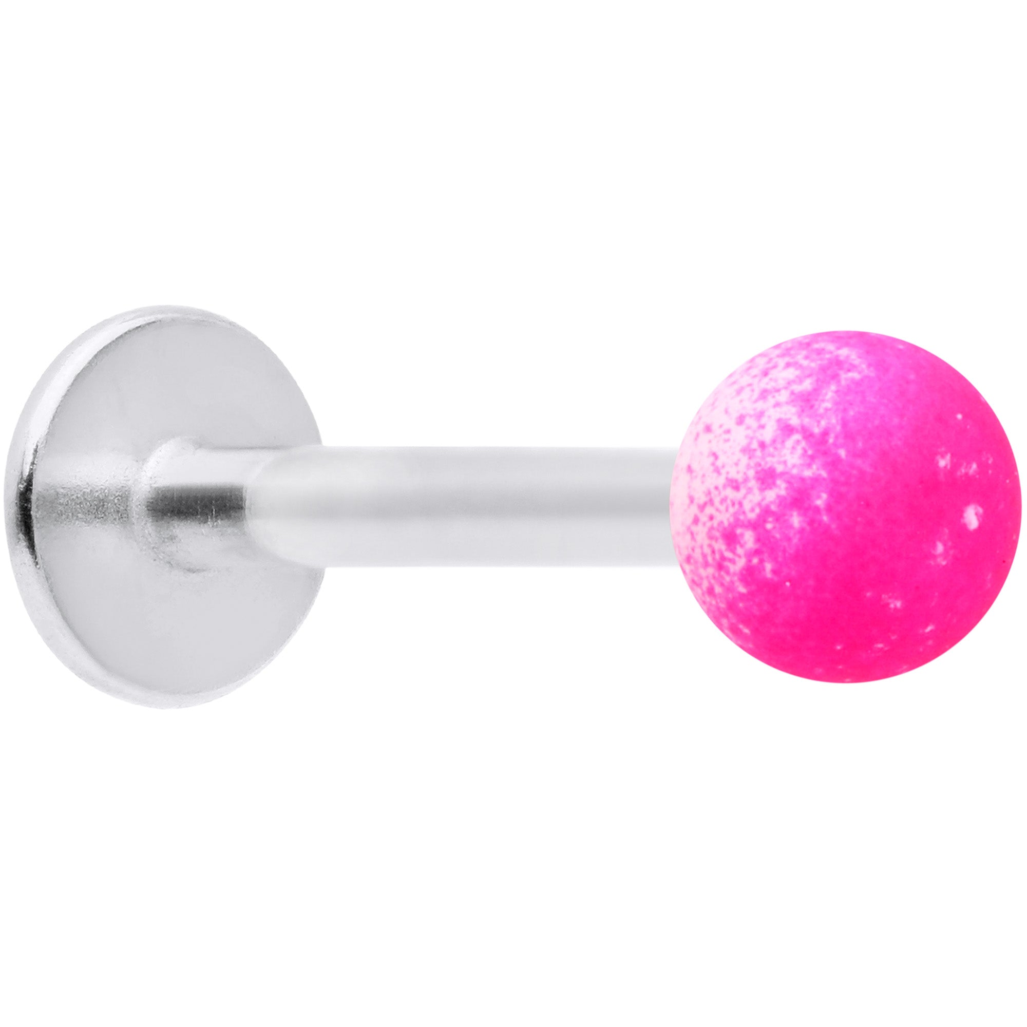 16 Gauge 5/16 Pink White Ombre Soft Finish Labret Monroe Tragus