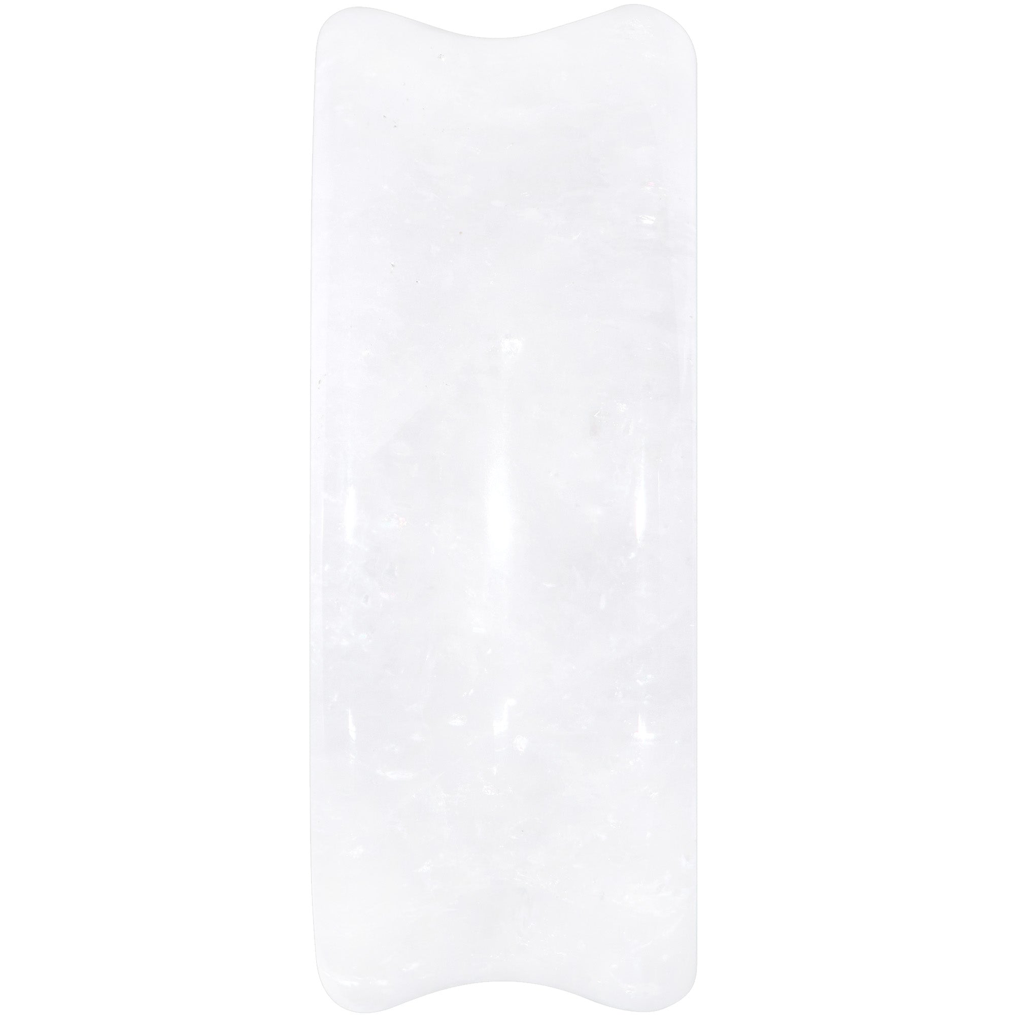 White Cloudy Quartz Drop Saddle Plug Set