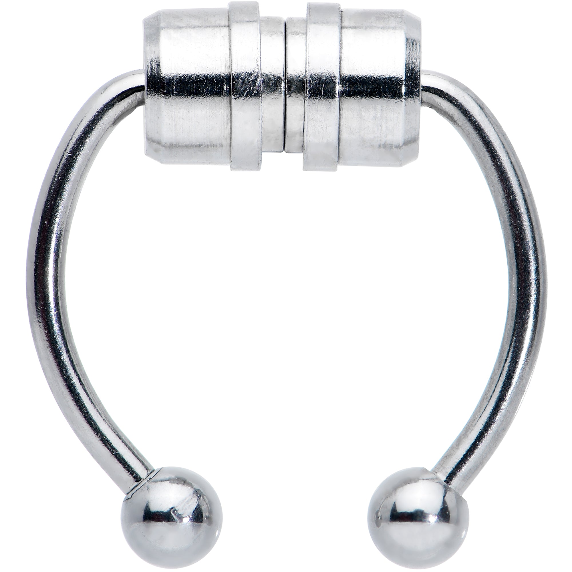 Fake horseshoe deals septum ring