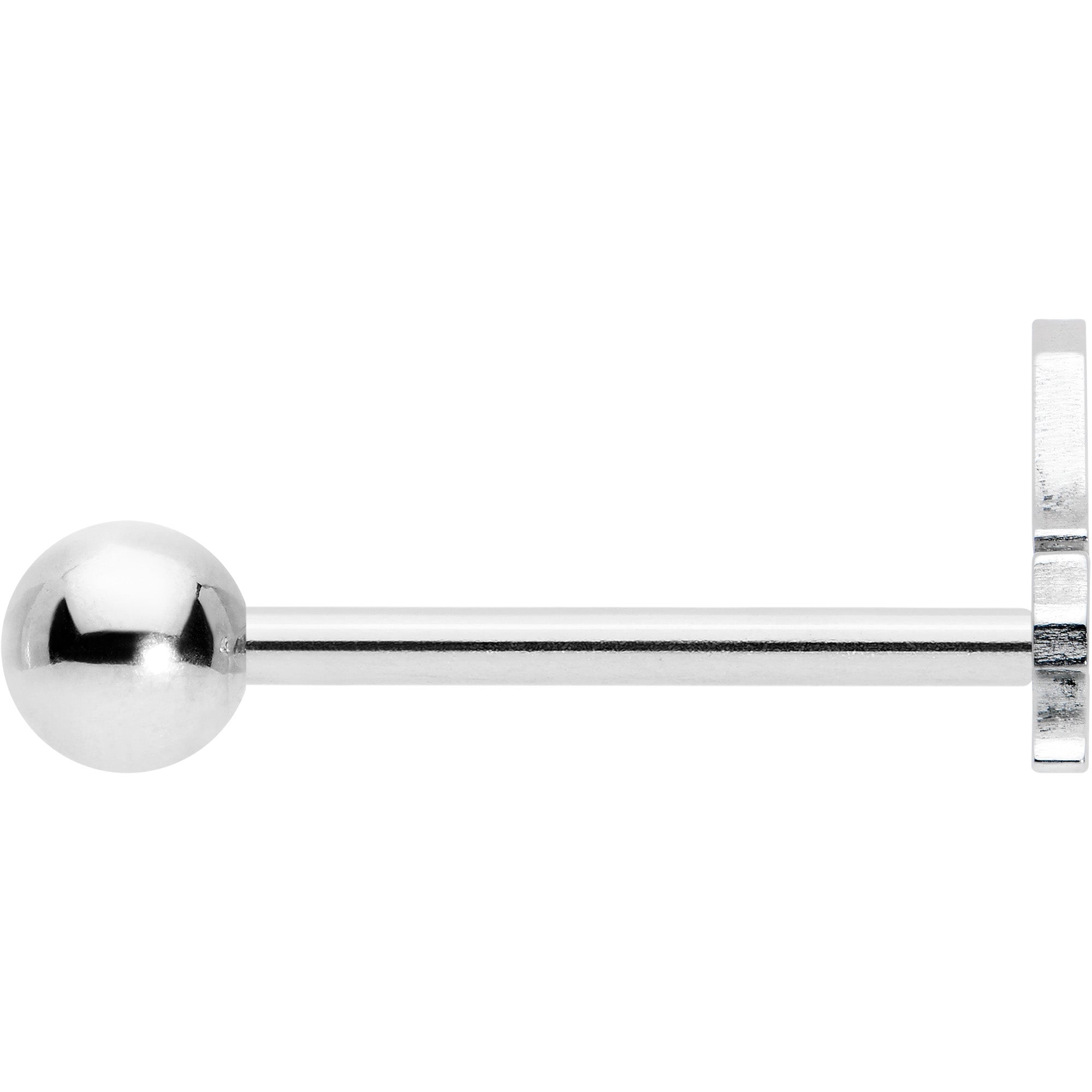 Stretching Cat Top End Barbell Tongue Ring