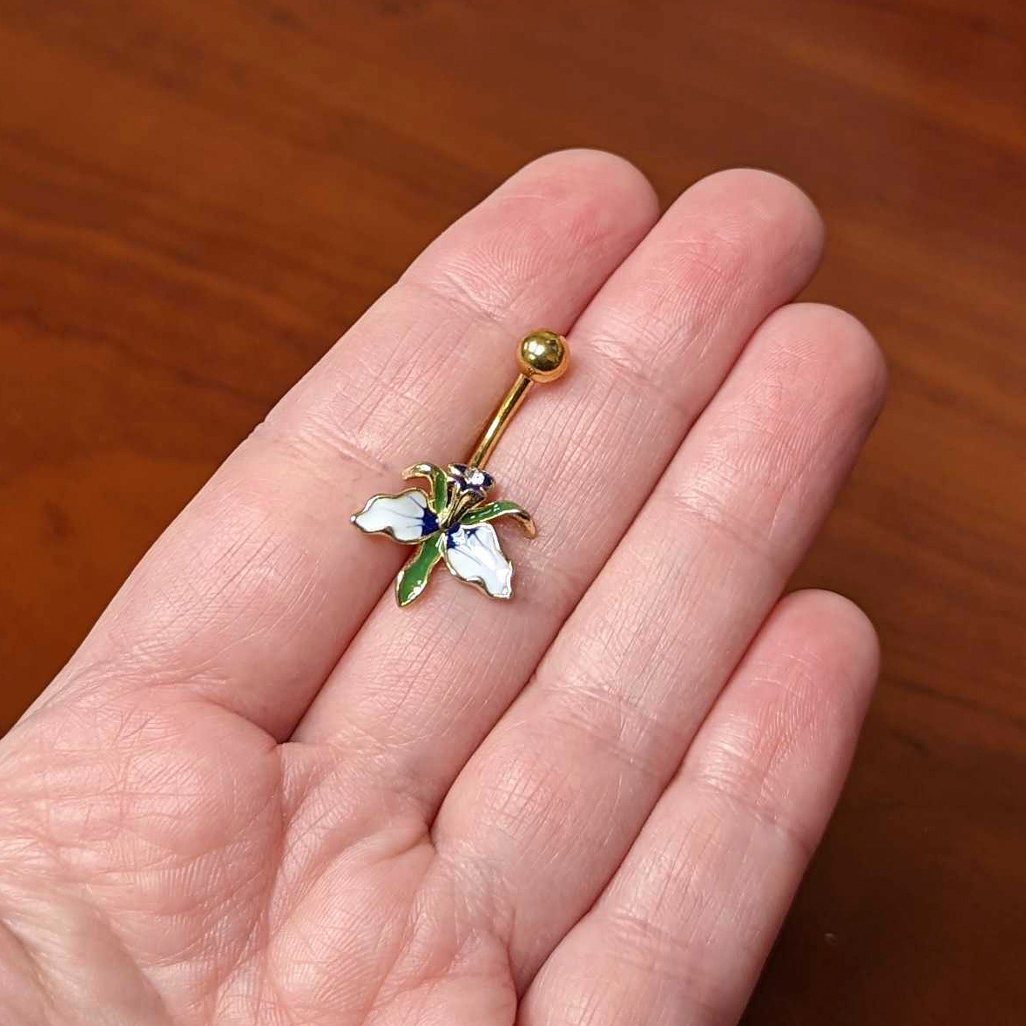 Iris flower store ring