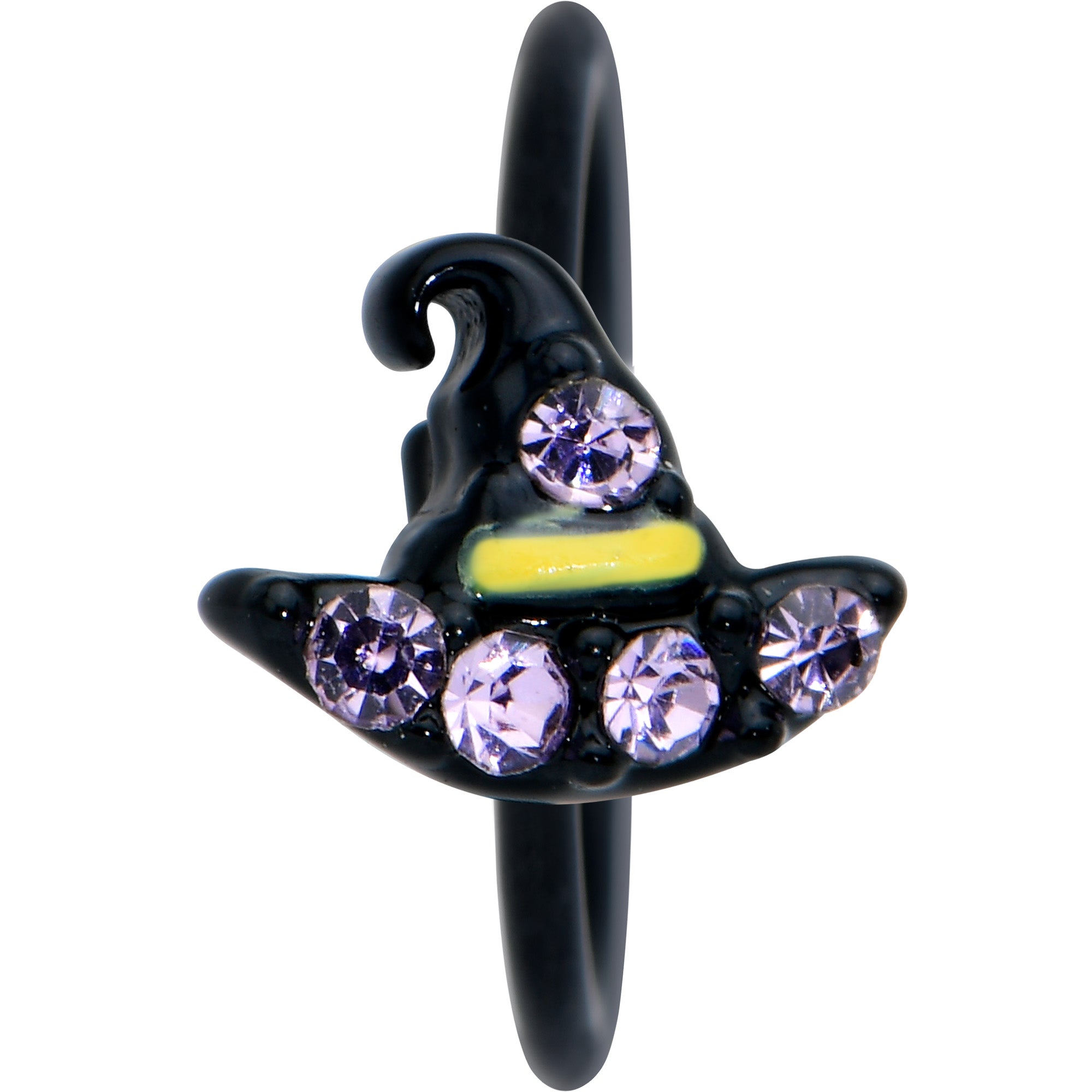 Witch Hat 14K Gold Charm, Halloween Charms