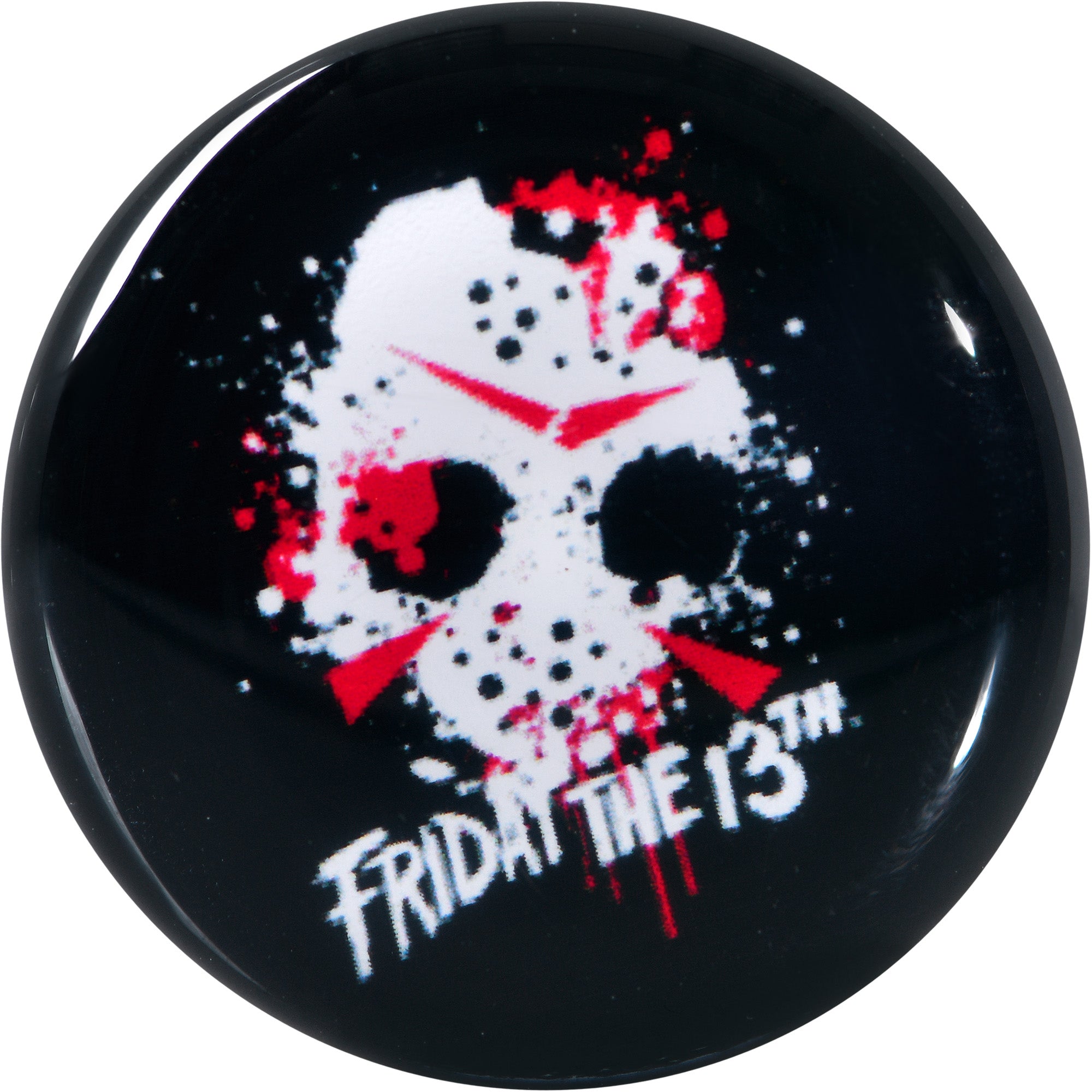 Licensed Friday the 13th Black Jason Mask Screw Fit Plug Set