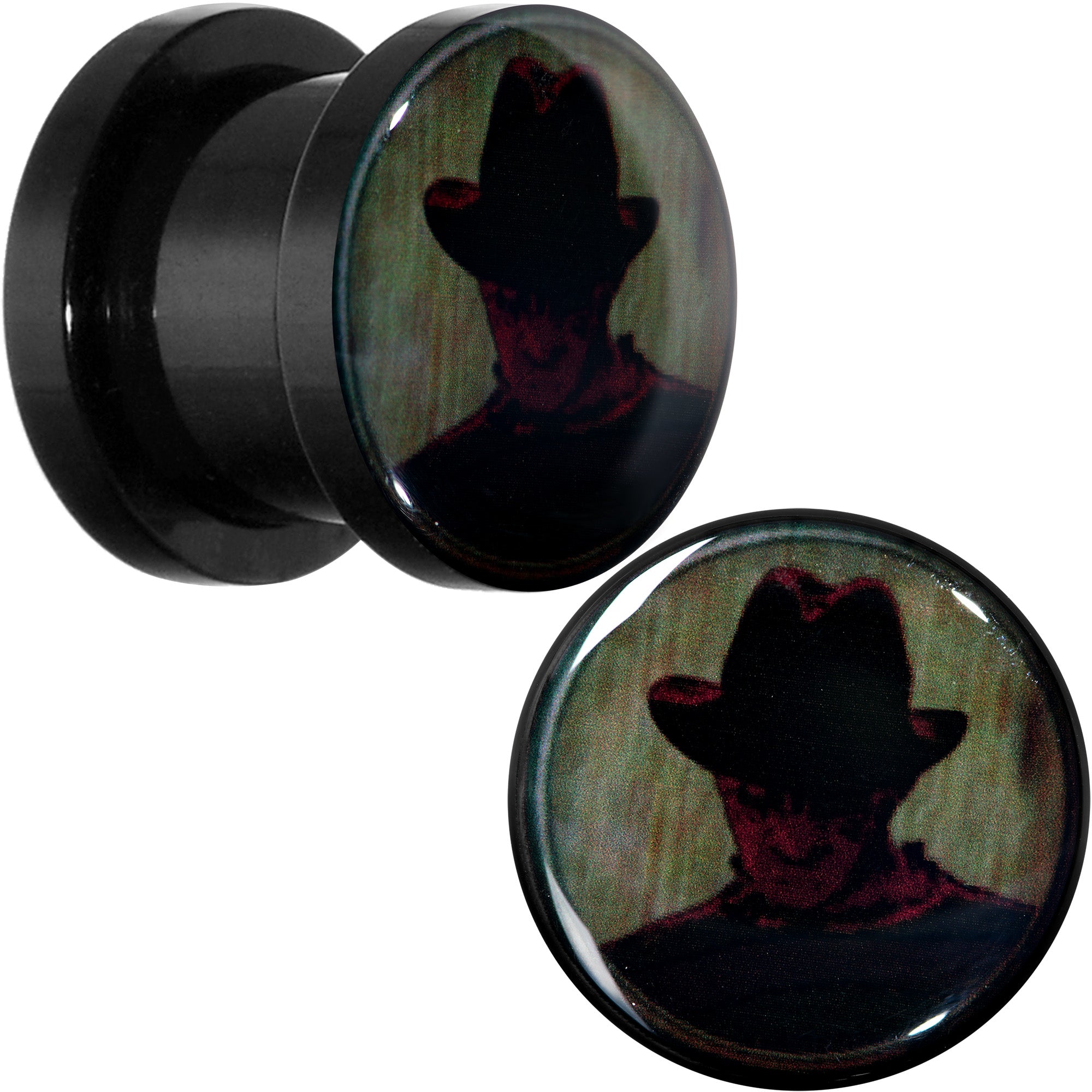 Licensed Nightmare on Elm Street Dark Freddy Screw Fit Plug Set